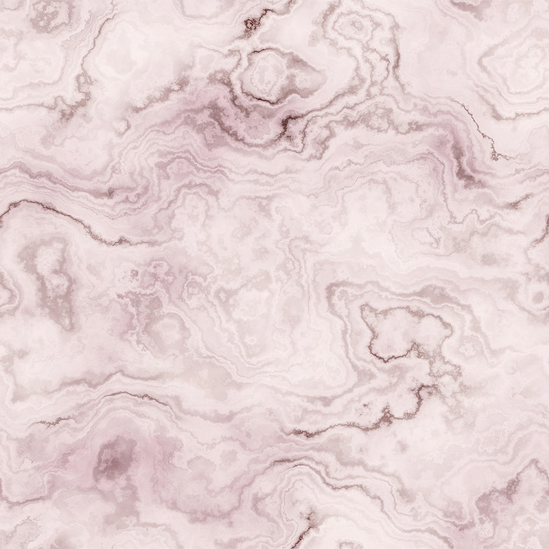 Carrara 3 - Fototapete in eleganter Marmoroptik – Rosa, Rot | Mattes Glattvlies
