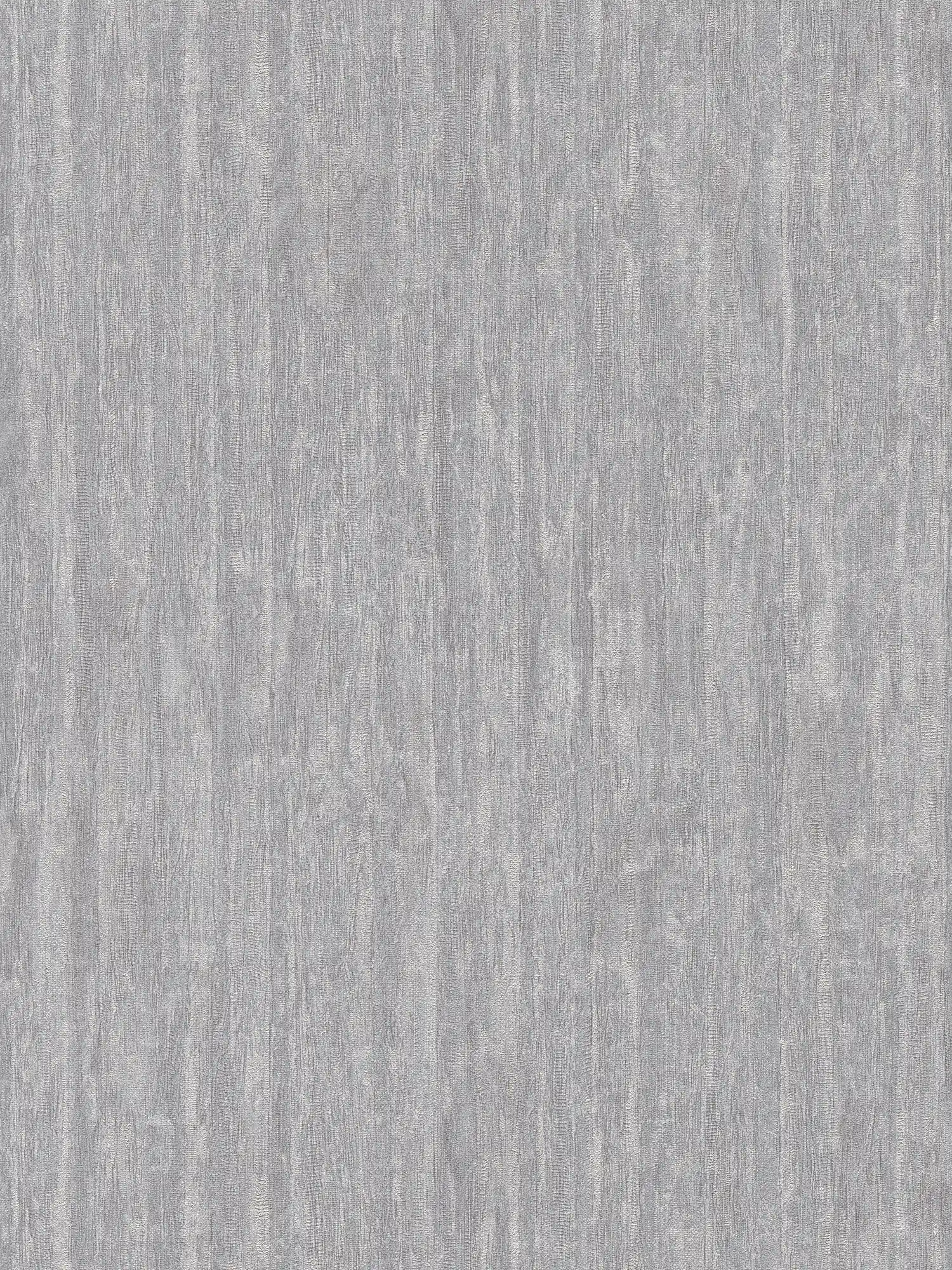 Leicht glänzende Tapete mit Linien Bemusterung – Grau, Silber, Metallic
