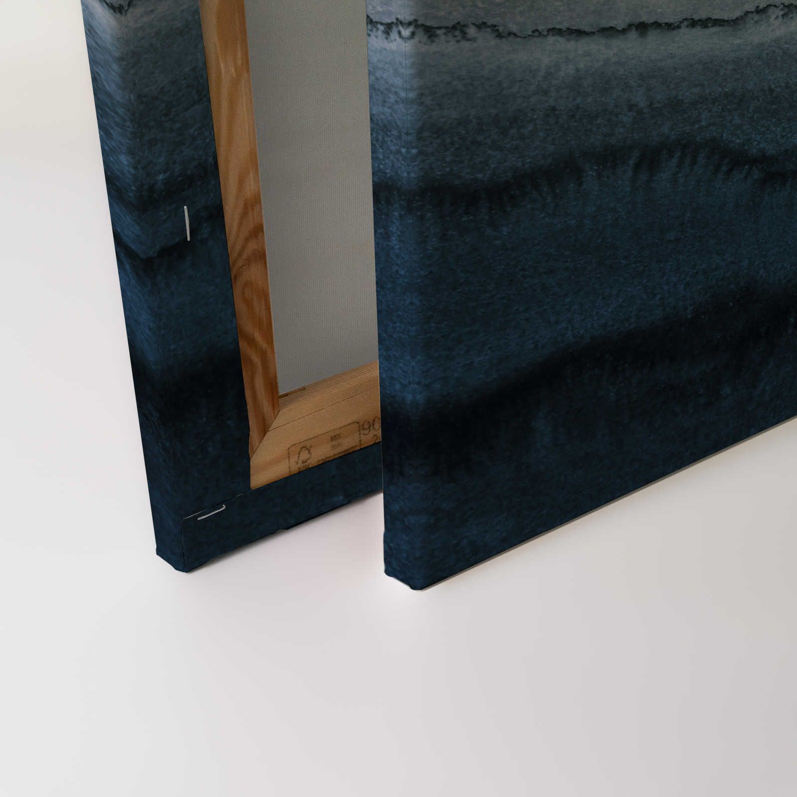             Leinwandbild Gezeiten im minimalistischen Aquarell Stil – 0,90 m x 0,60 m
        