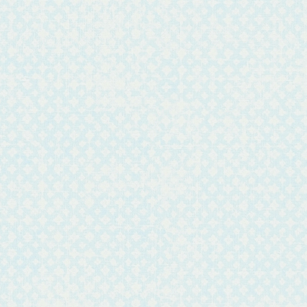             Vliestapete mit feinem Strukturmuster – Blau, Weiß
        