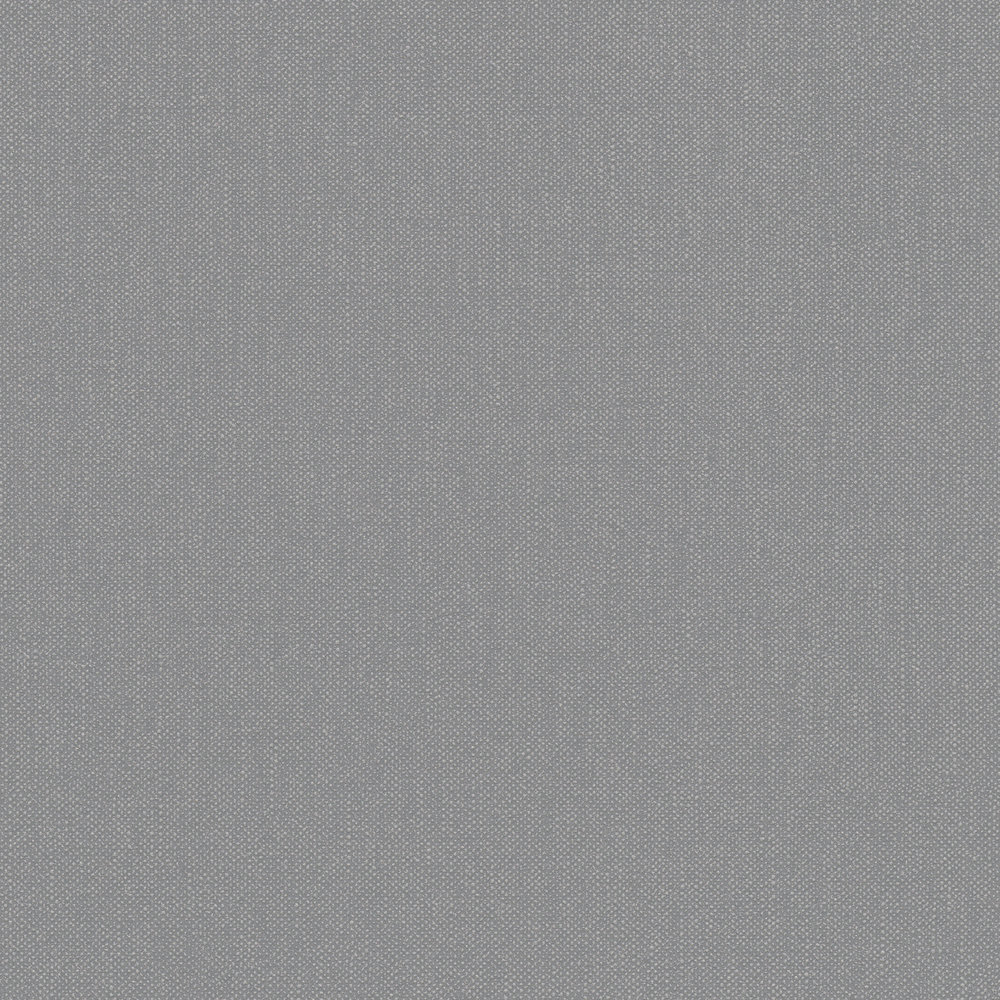             Leinenoptik Tapete mit Strukturmuster in elegantem Grau
        