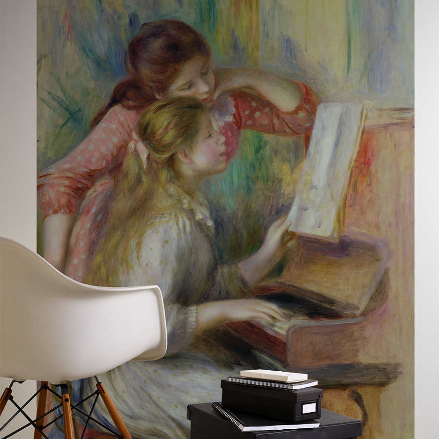         Fototapete "Junge Mädchen am Klavier" von Pierre Auguste Renoir
    