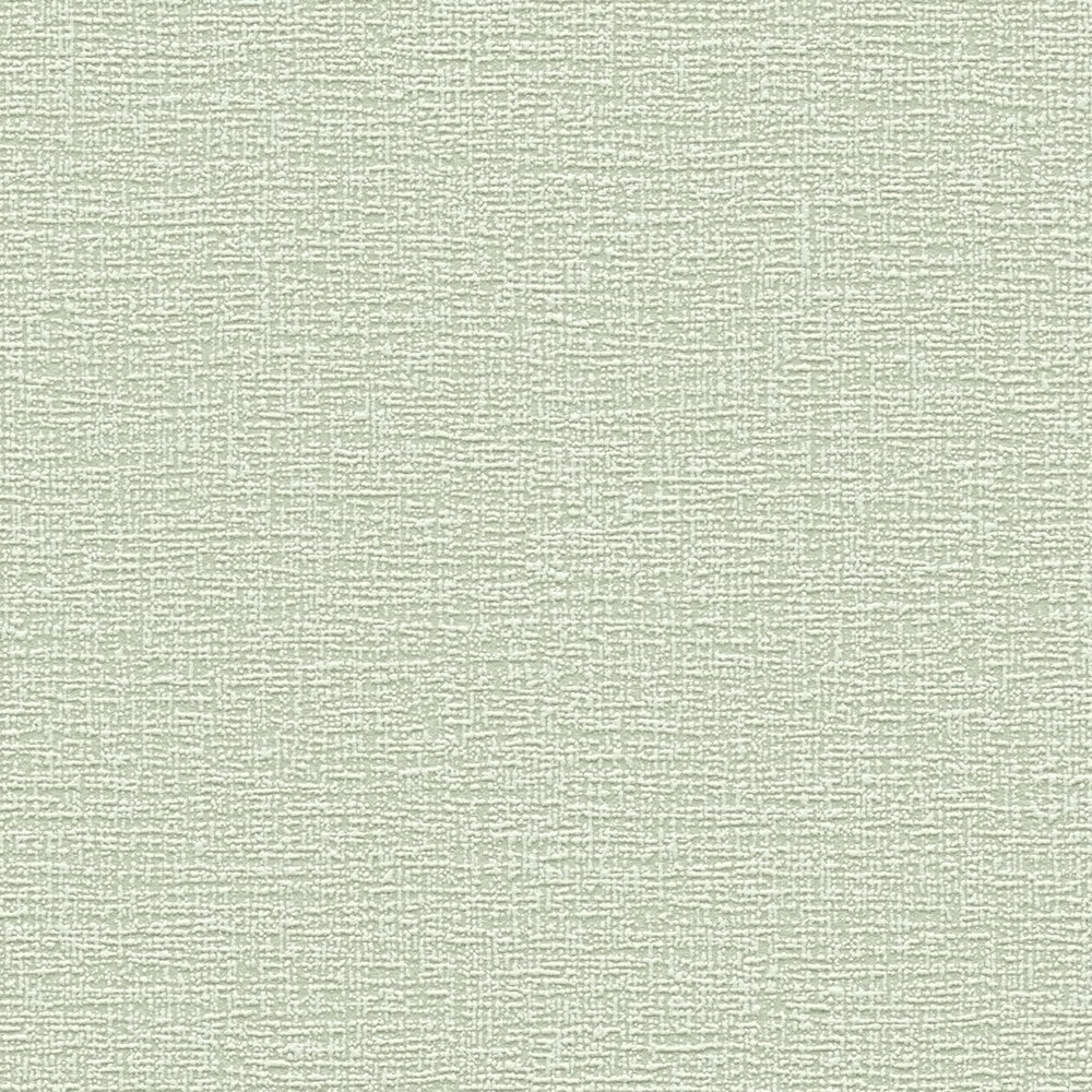             Tapete natürlicher Stil, Uni mit Strukturmuster – Grün, Weiß
        