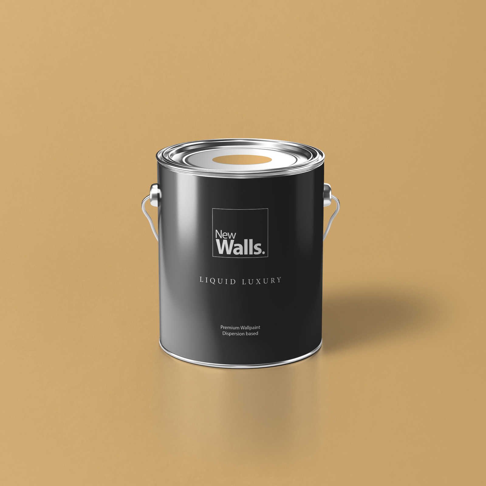 Premium Wandfarbe aufweckendes Senfgelb »Beige Orange/Sassy Saffron« NW811 – 2,5 Liter
