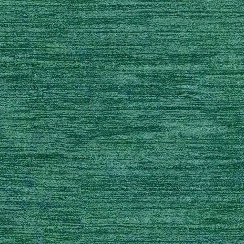             Tapete Smaragdgrün meliert mit blauem Metallic Effekt – Blau, Grün
        