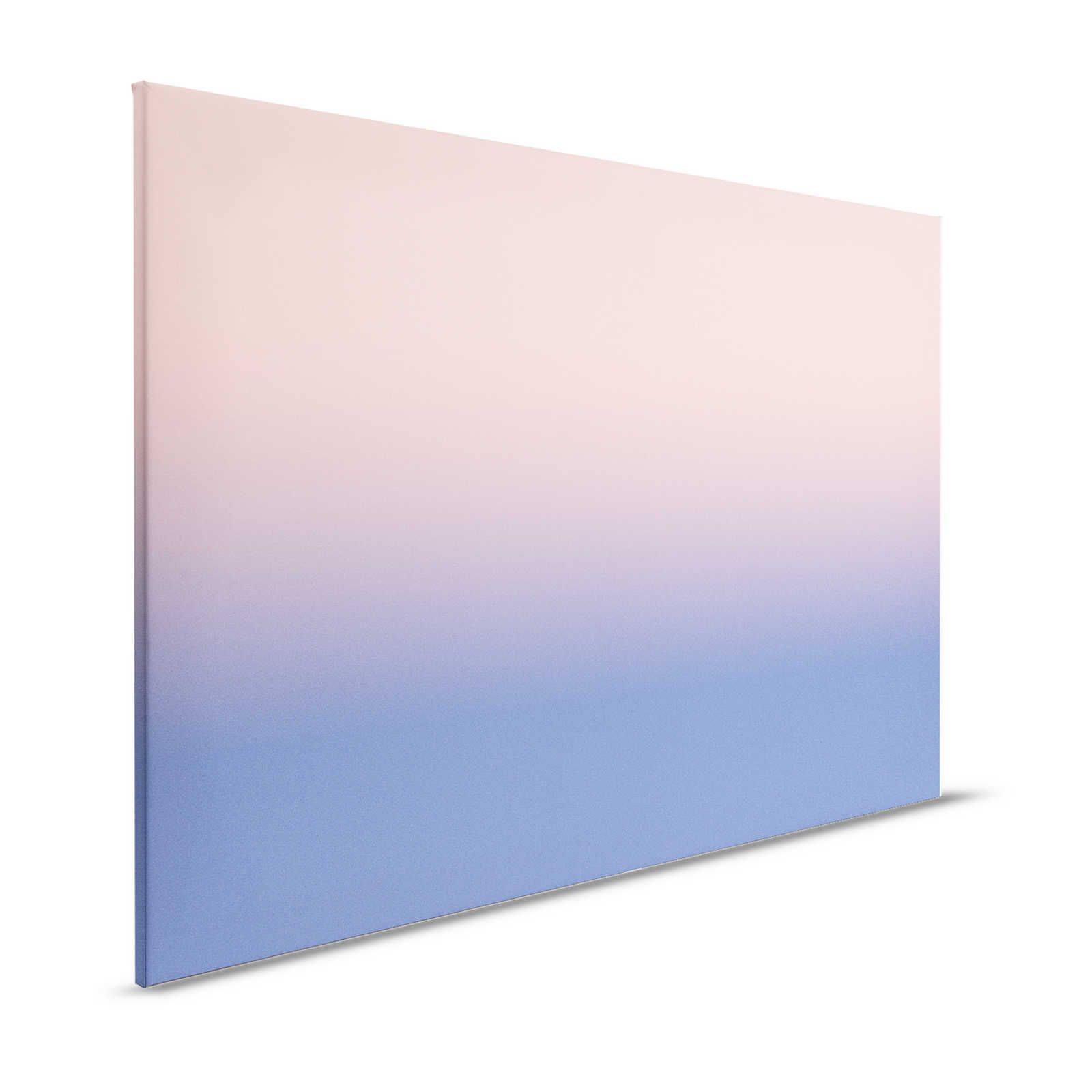 Colour Studio 2 - Ombre Leinwandbild Rosa & Lila für Mädchenzimmer – 1,20 m x 0,80 m
