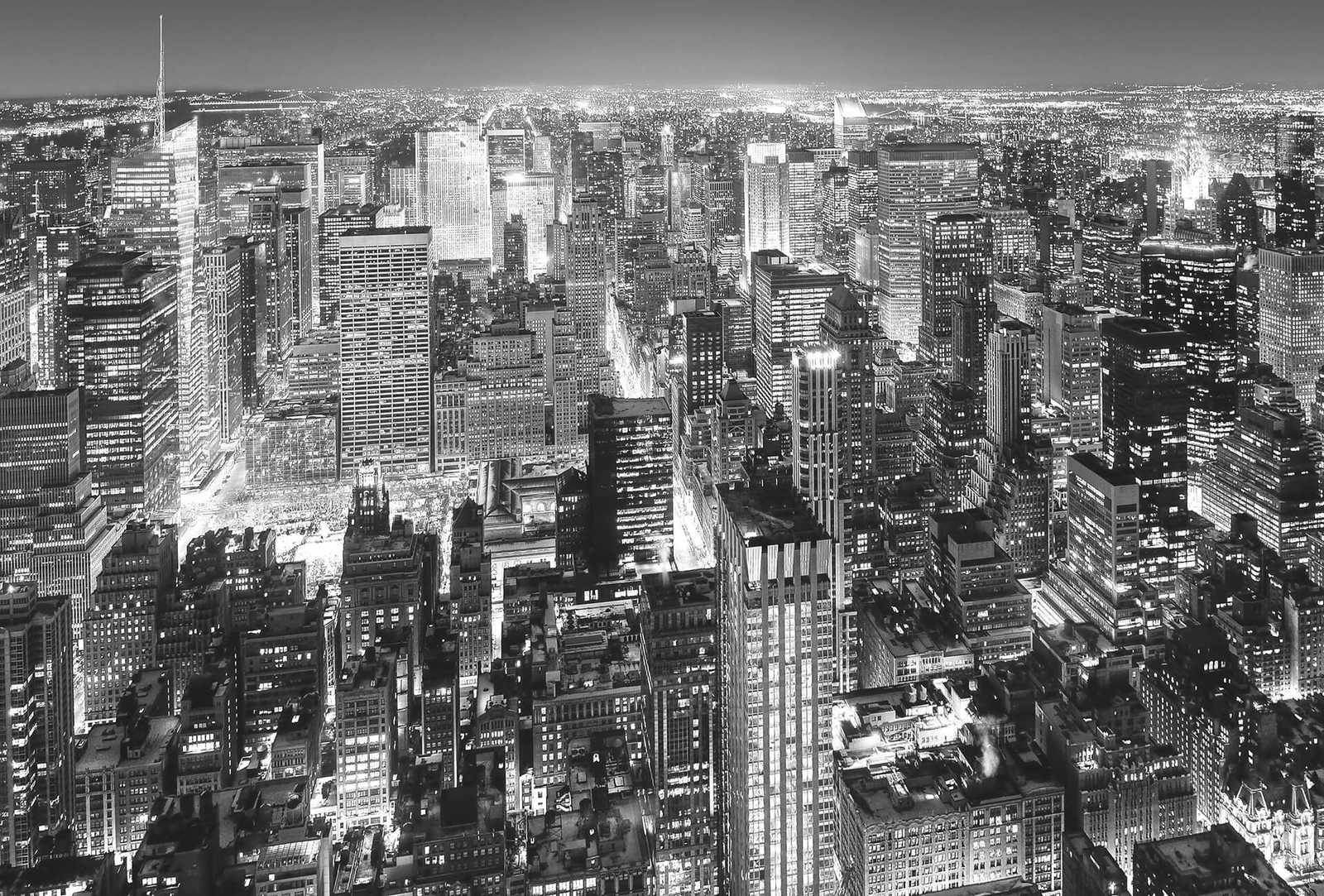 Fototapete New York City Schwarz-Weiß Skyline

