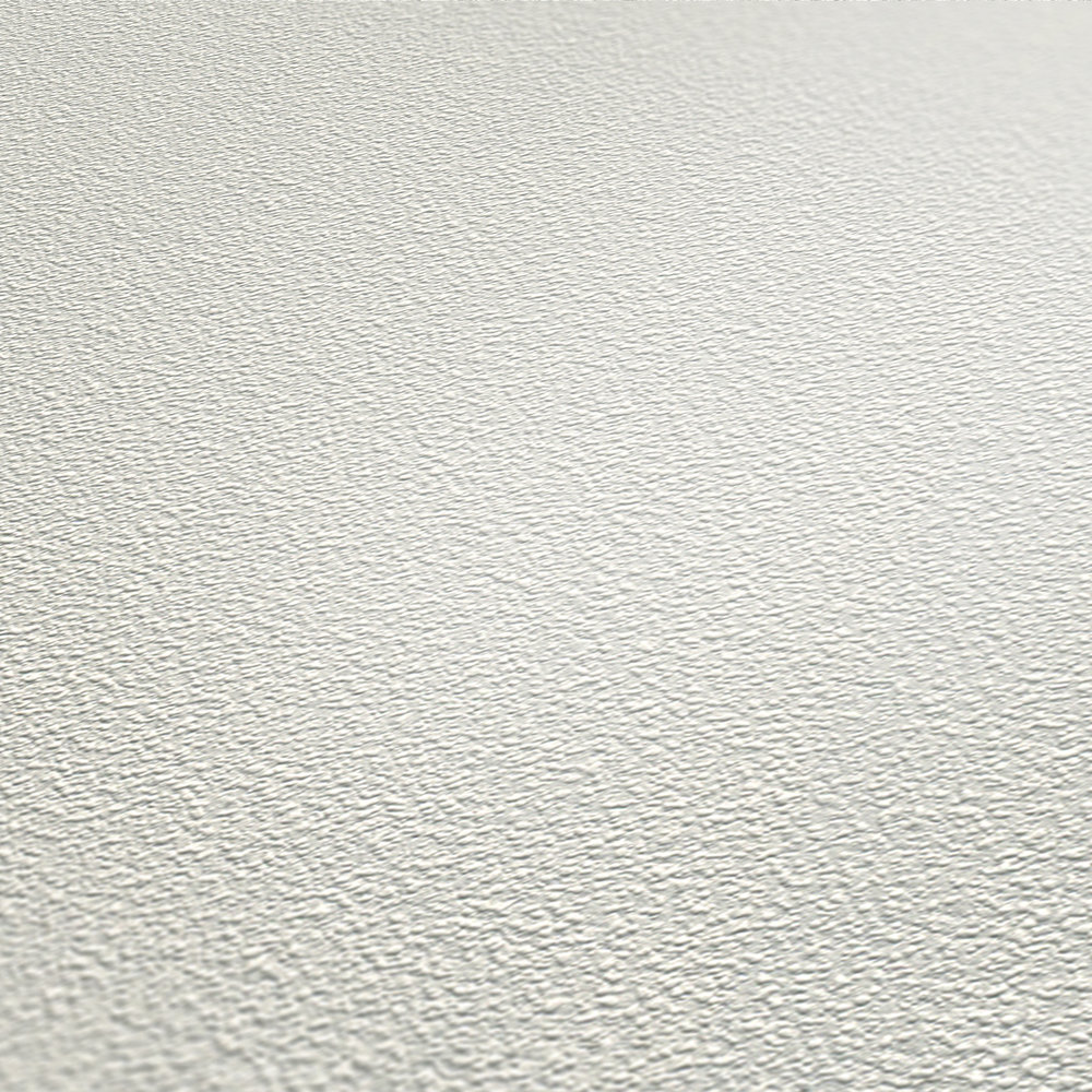             Tapete mit feiner Struktur – Überstreichbar, Weiß
        