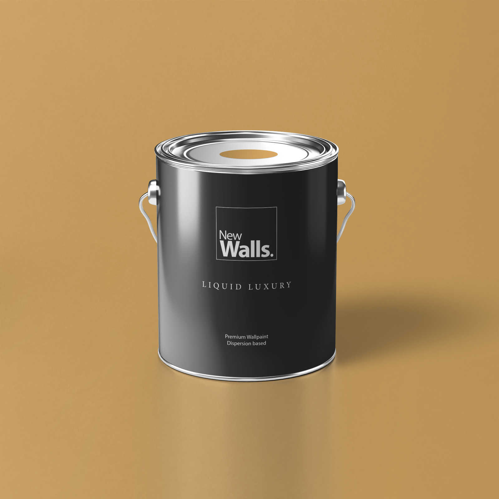 Premium Wandfarbe erfrischendes Senfgelb »Beige Orange/Sassy Saffron« NW812 – 5 Liter
