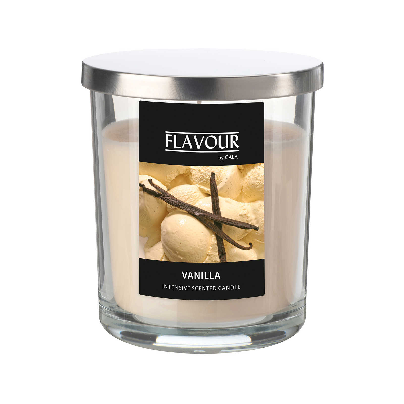         Vanille Duftkerze mit cremigen Vanilleduft – 380g
    