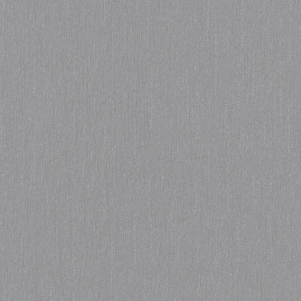             Silberne Unitapete mit feinen Glitzerfäden – Silber, Grau
        