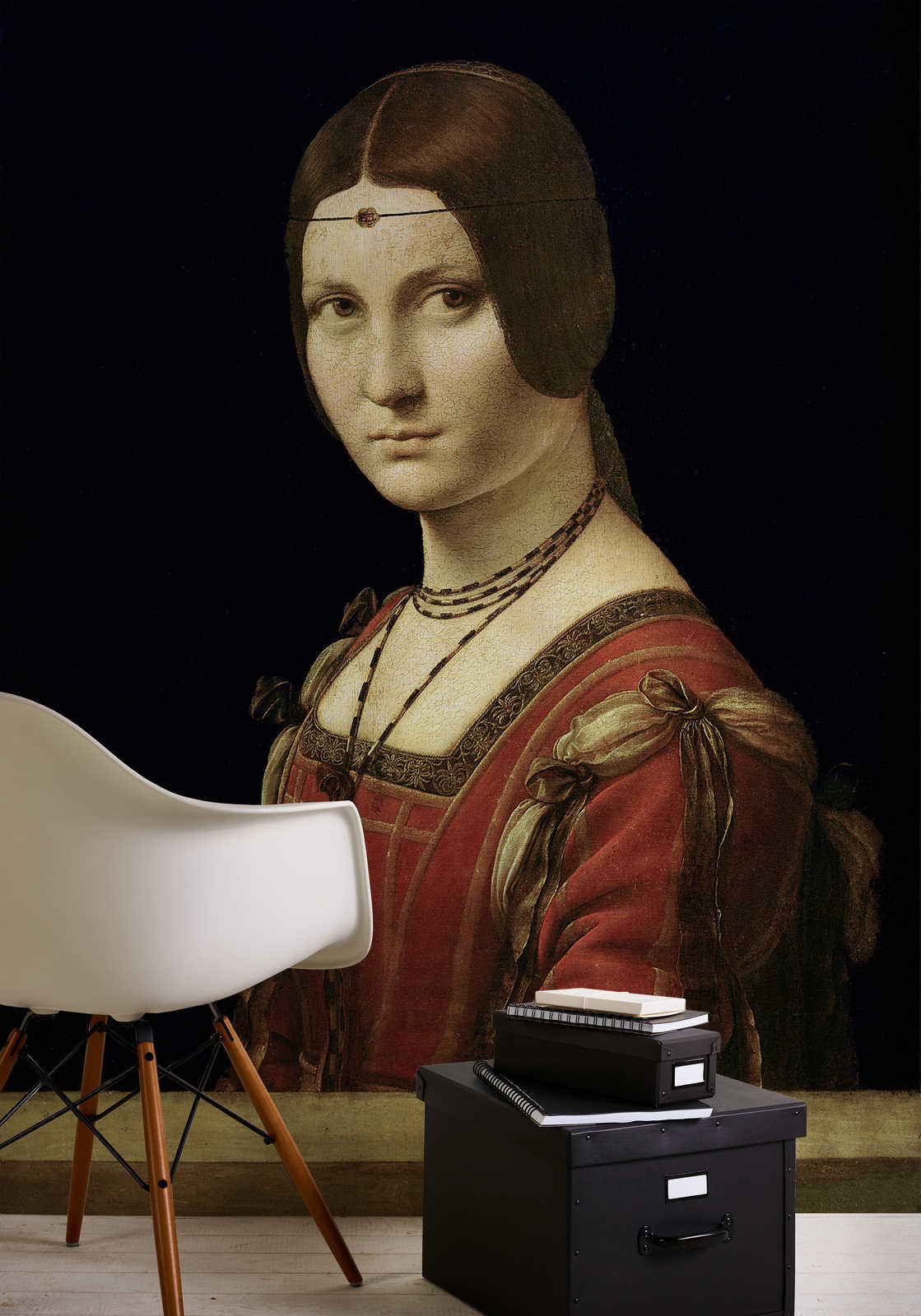             Fototapete "Porträt einer Dame vom Mailänder Hof" von Leonardo da Vinci
        