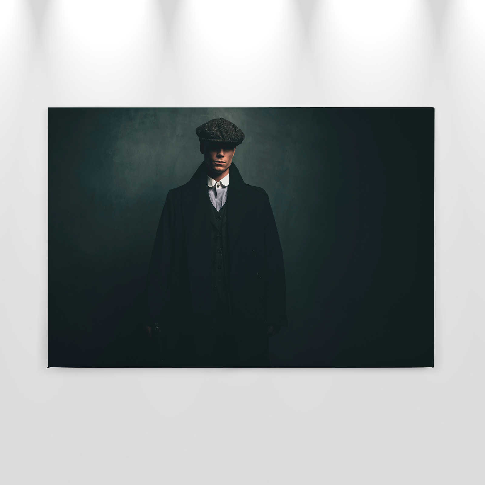             Roger 2 - Leinwandbild Gangster, 1920 Retro Portrait – 0,90 m x 0,60 m
        