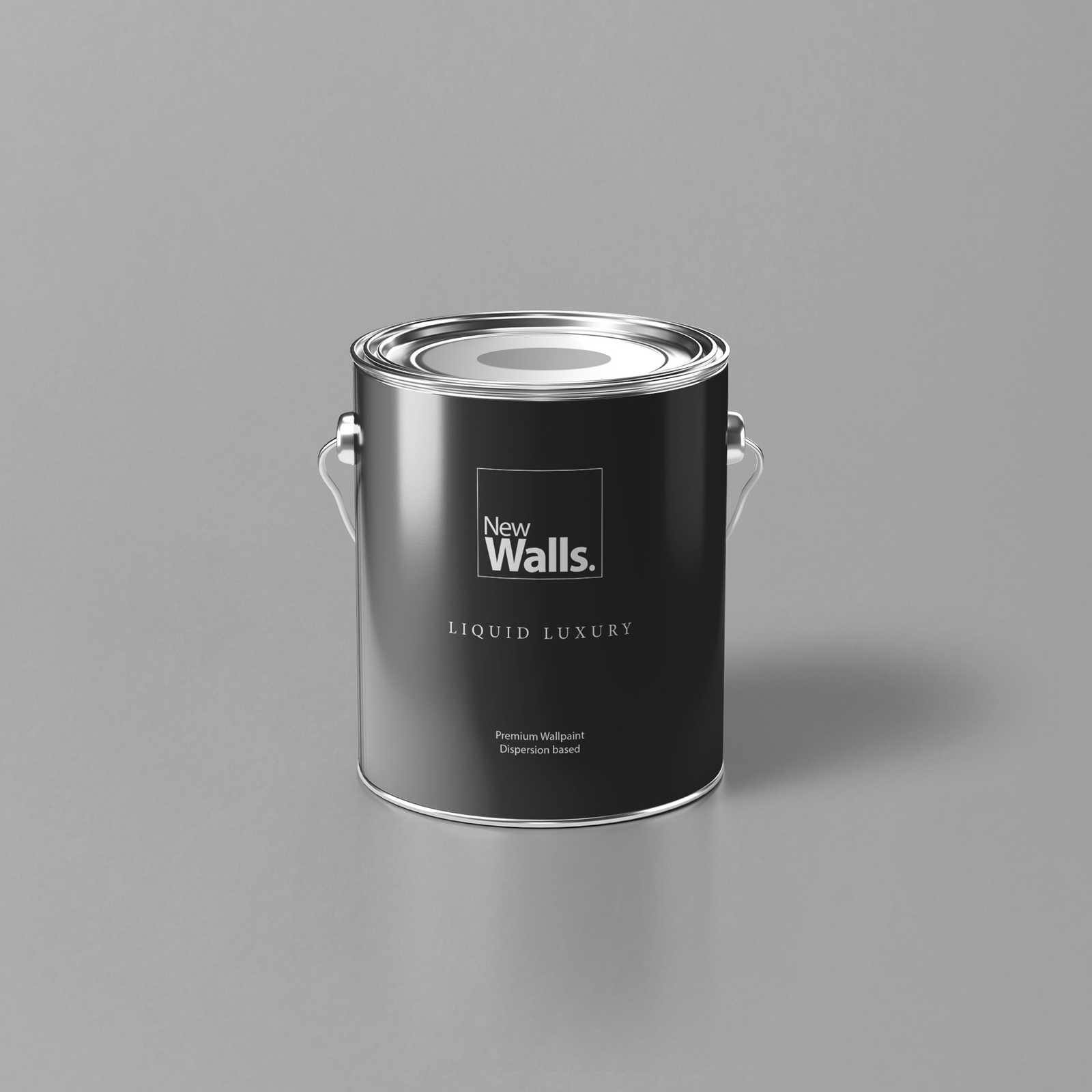 Premium Wandfarbe ausgeglichenes Silber »Industrial Grey« NW101 – 2,5 Liter
