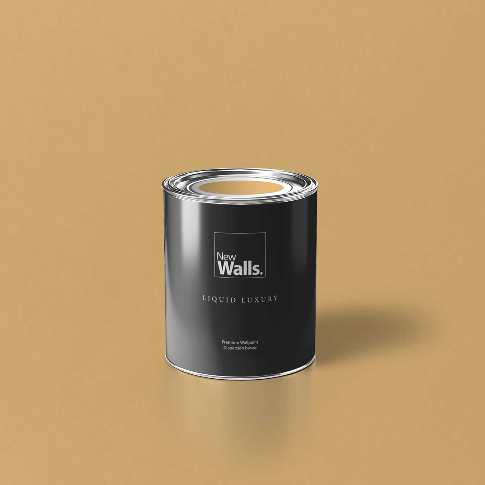Premium Wandfarbe aufweckendes Senfgelb »Beige Orange/Sassy Saffron« NW811 – 1 Liter
