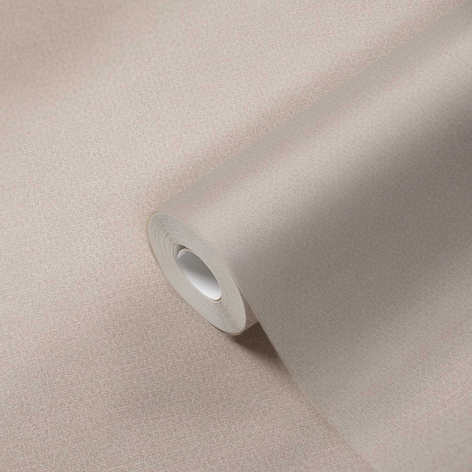             Vliestapete mit Tupfmuster & Glanzeffekt PVC-frei – Beige, Grau
        