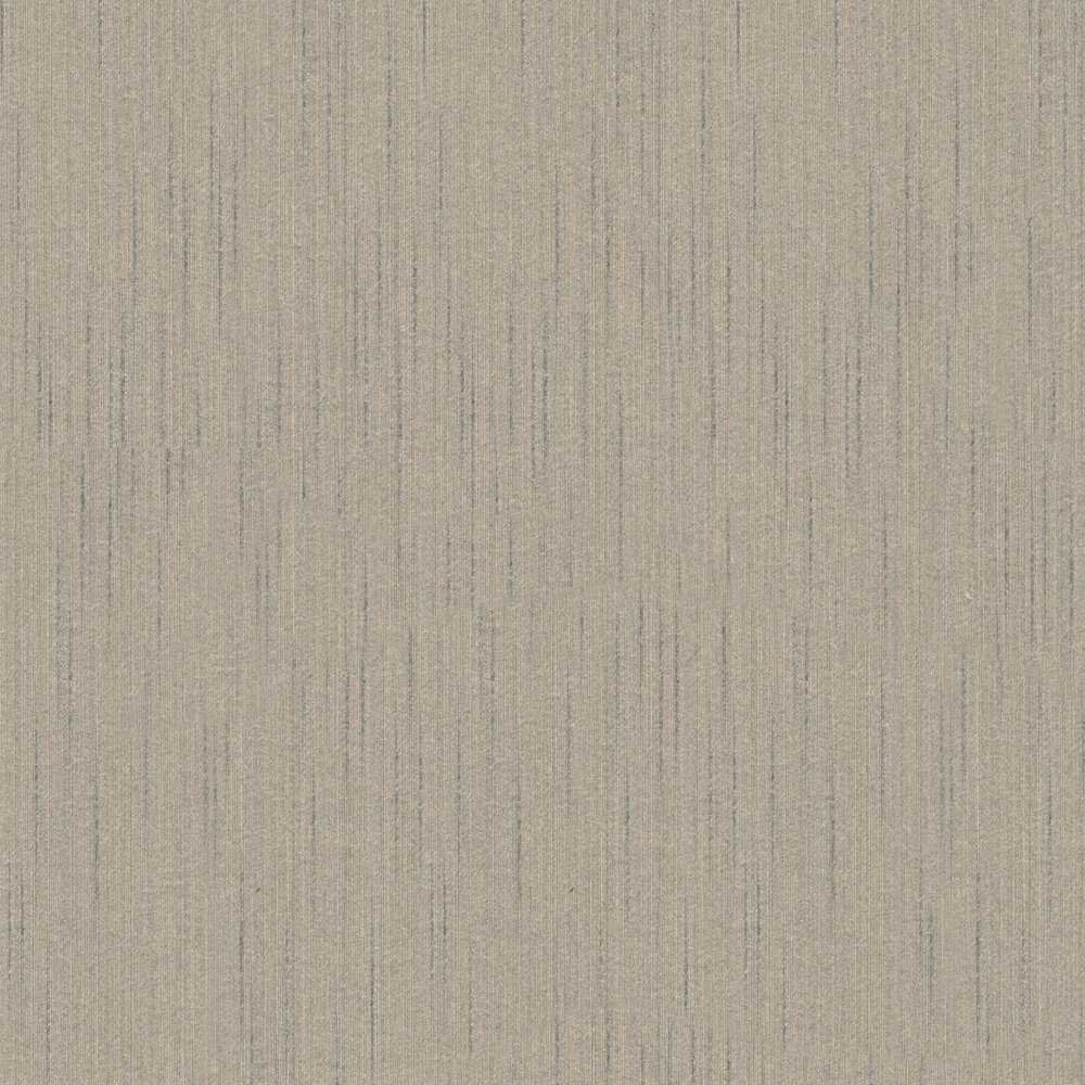             Textildesign Tapete Grau-Braun mit meliertem Muster
        