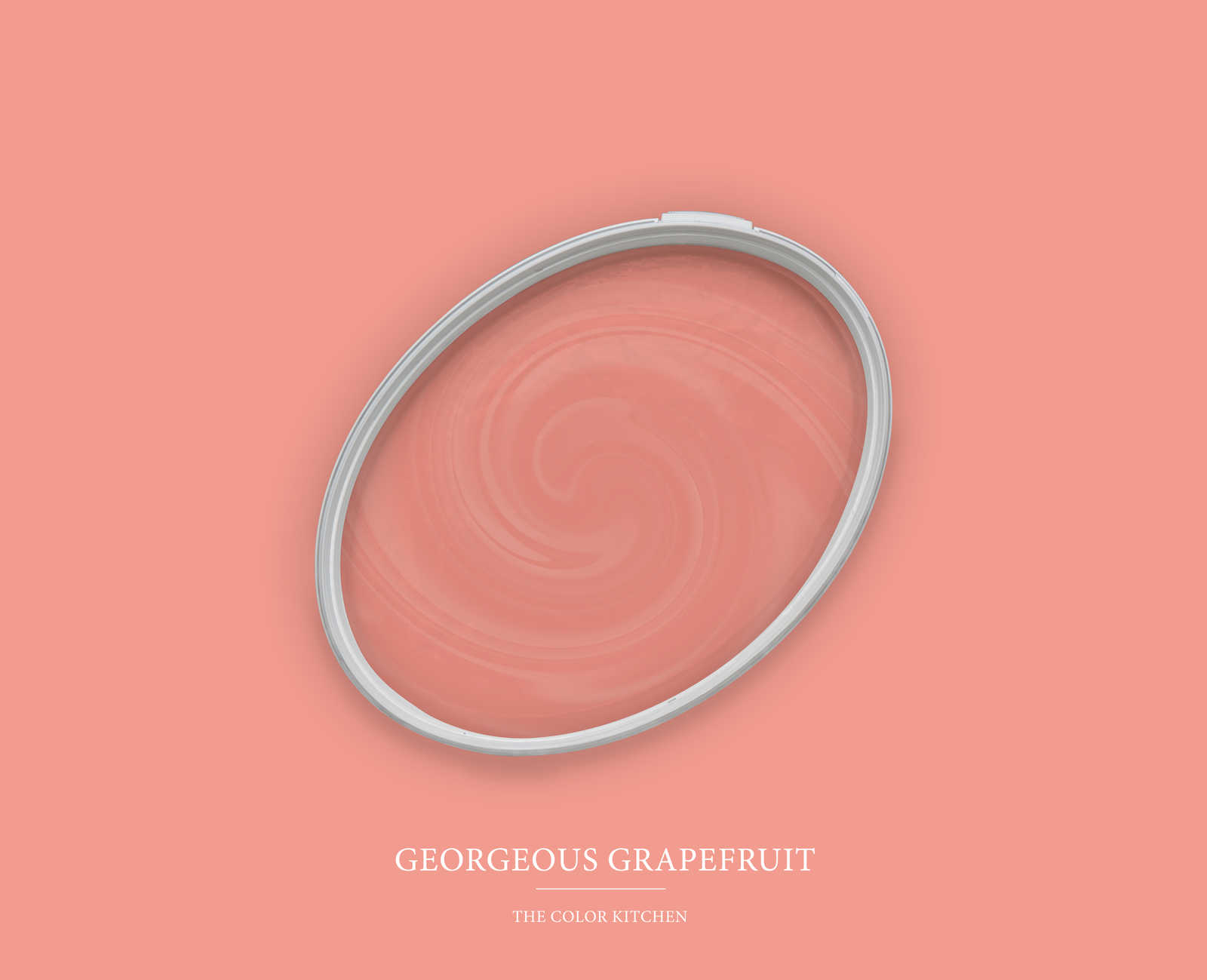 Wandfarbe in knalligem Koralle »Georgeous Grapefruit« TCK7004 – 5 Liter
