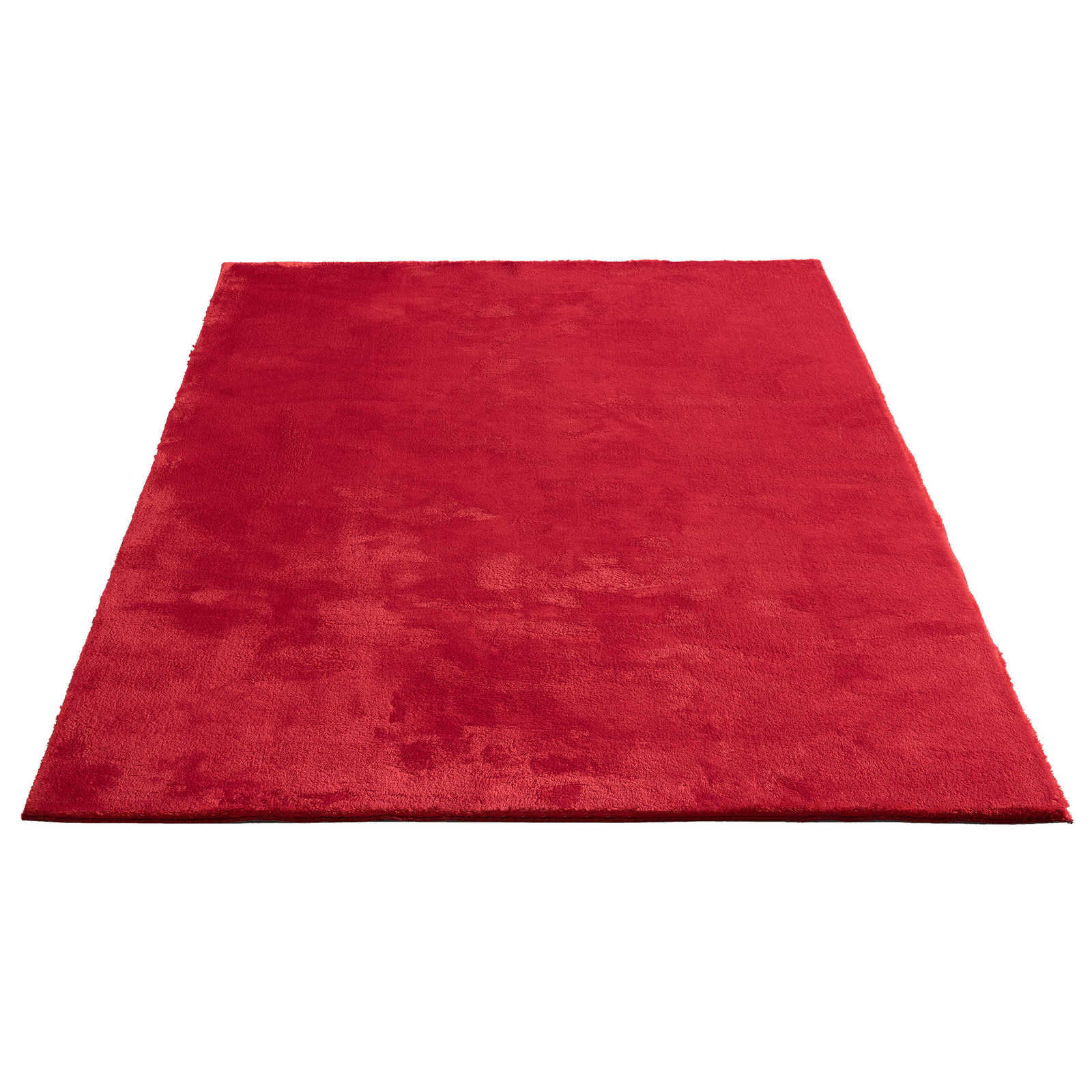 Besonders weicher Hochflor Teppich in Rot – 290 x 200 cm
