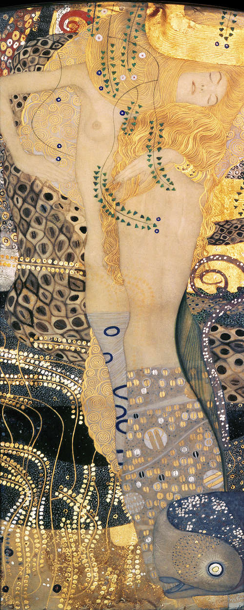             Fototapete "Wasserschlangen I" von Gustav Klimt
        