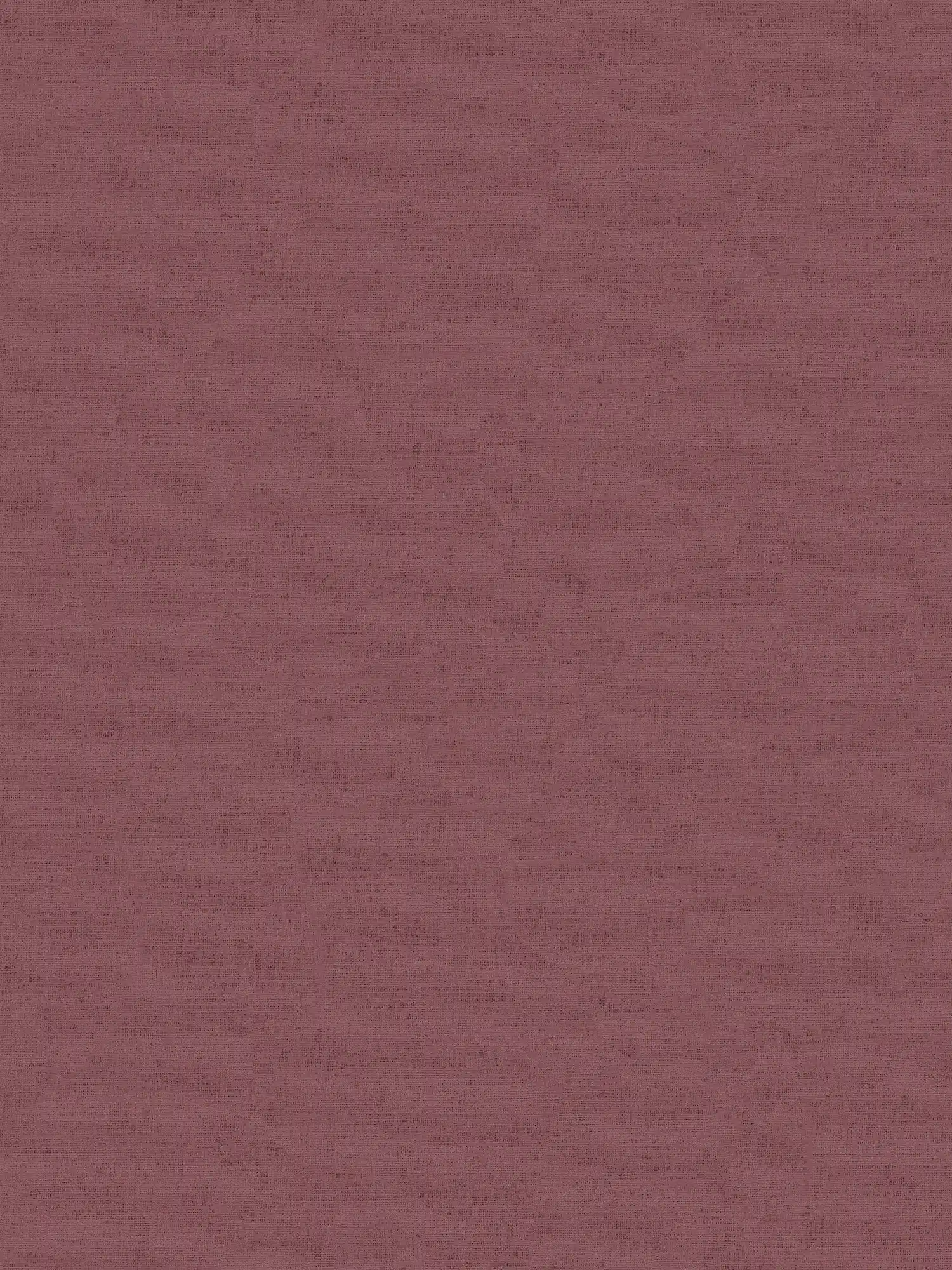 Einfarbige Tapete Bordeaux Rot mit Textiloptik
