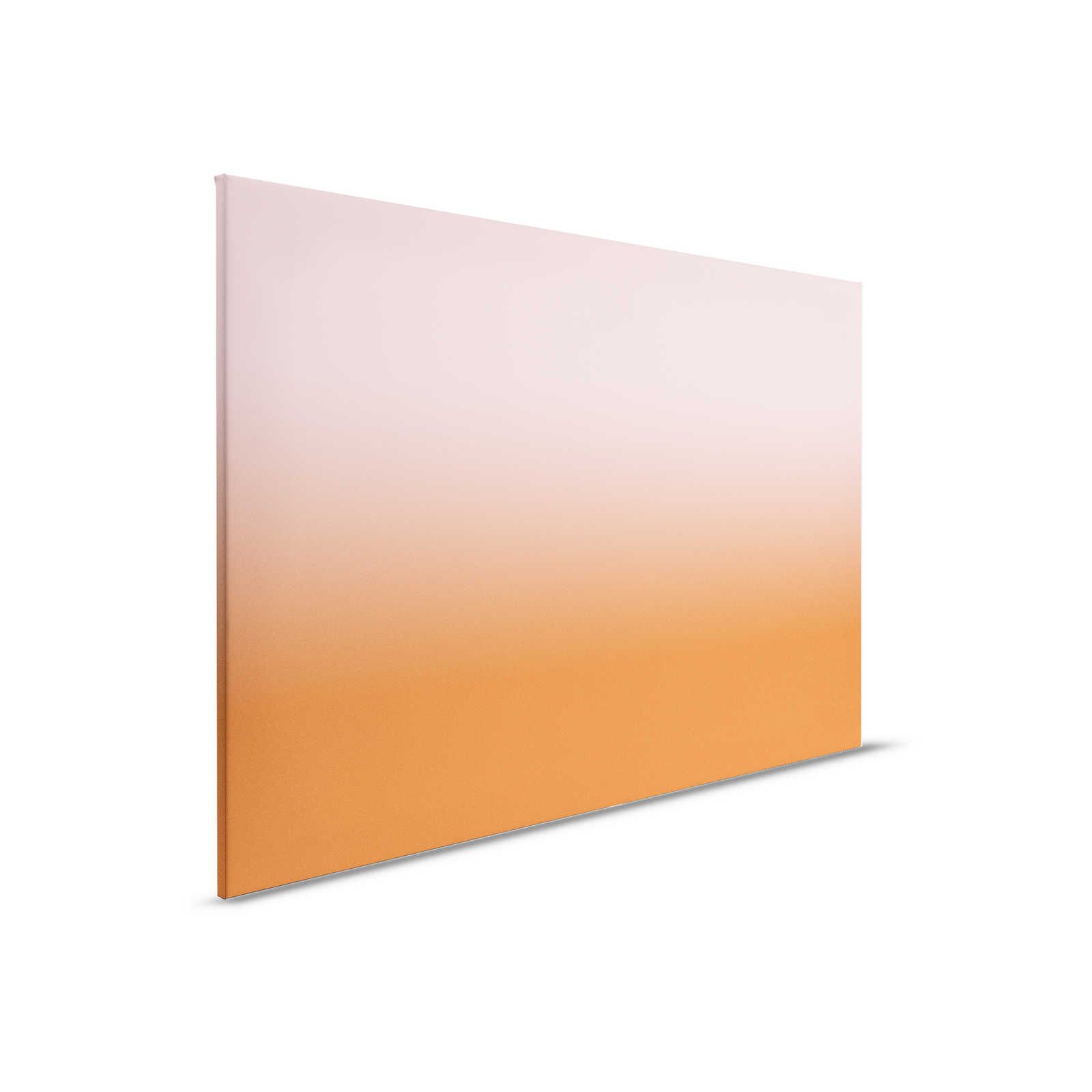         Colour Studio 4 - Ombre Leinwandbild Farbverlauf Rosa & Orange – 0,90 m x 0,60 m
    