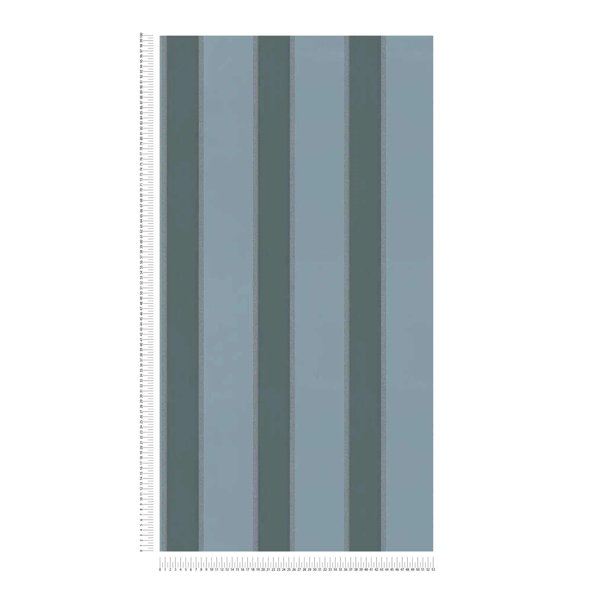             Streifen Vliestapete mit Metallic Akzent – Blau
        
