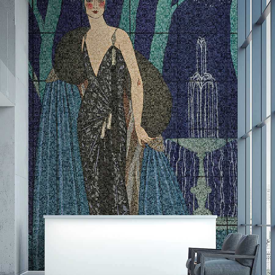 Scala 3 – Art Deko Fototapete elegantes Frauen Motiv
