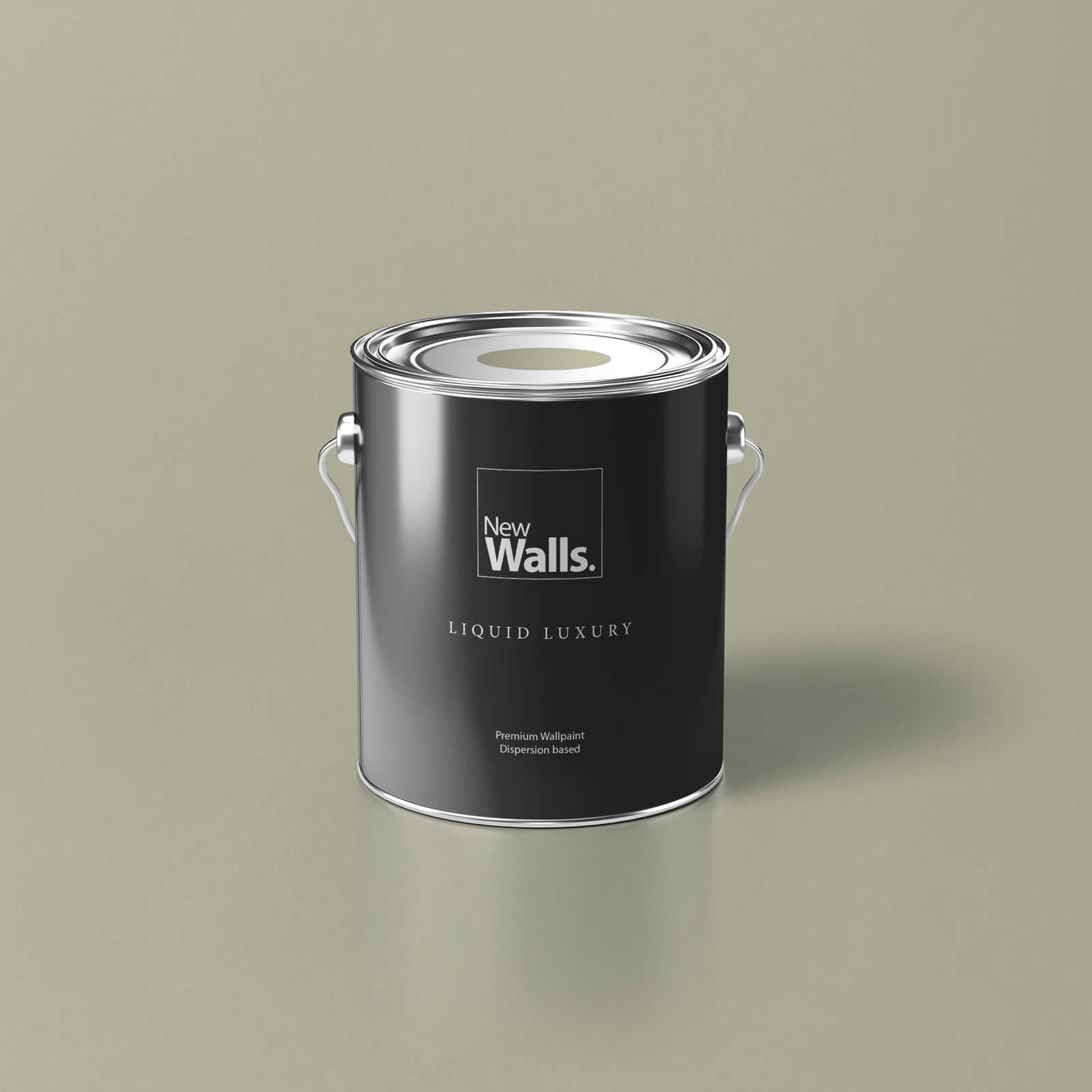 Premium Wandfarbe sanftes Khaki »Lucky Lime« NW607 – 2,5 Liter
