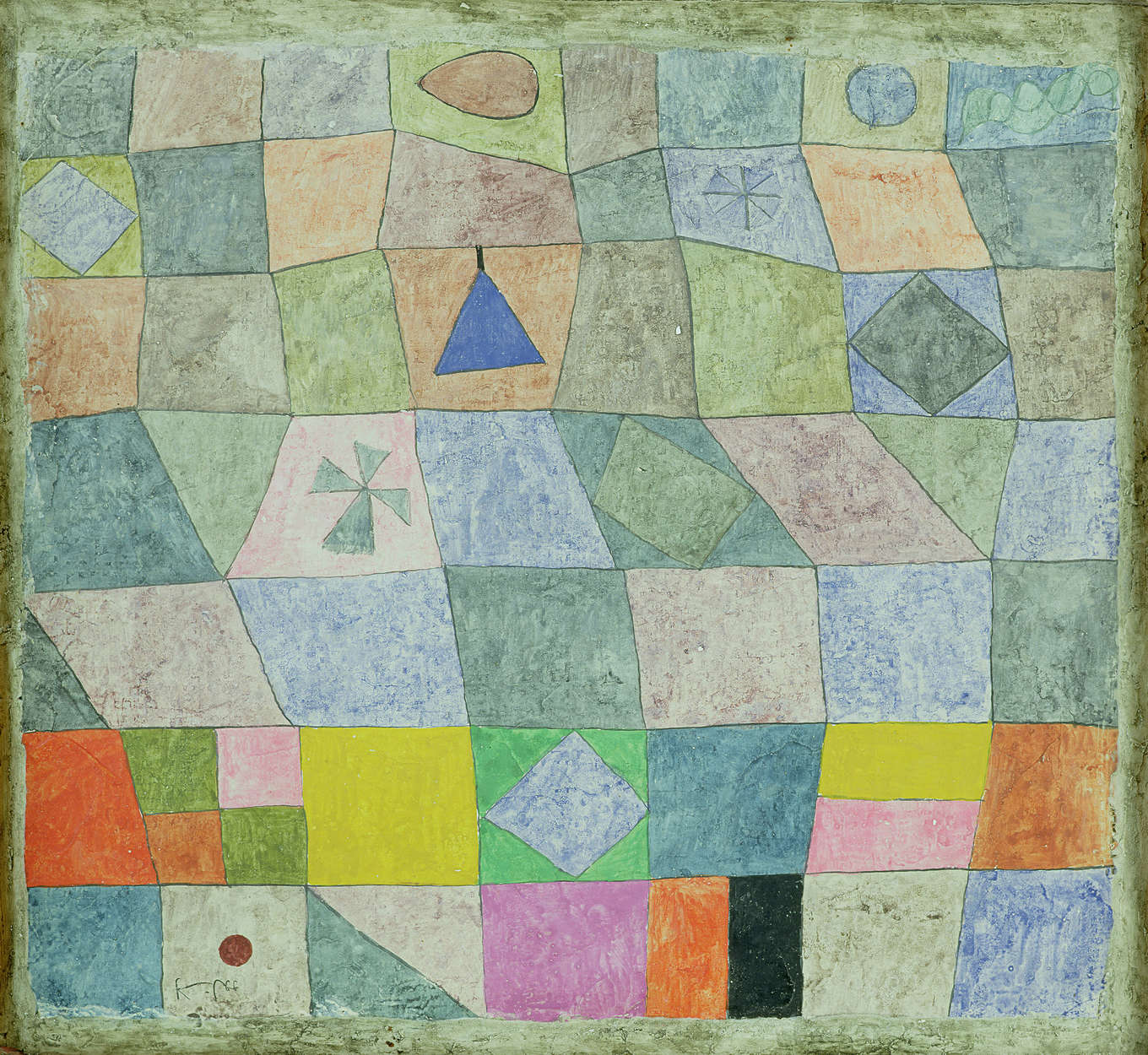            Fototapete "Freundliches Spiel" von Paul Klee
        