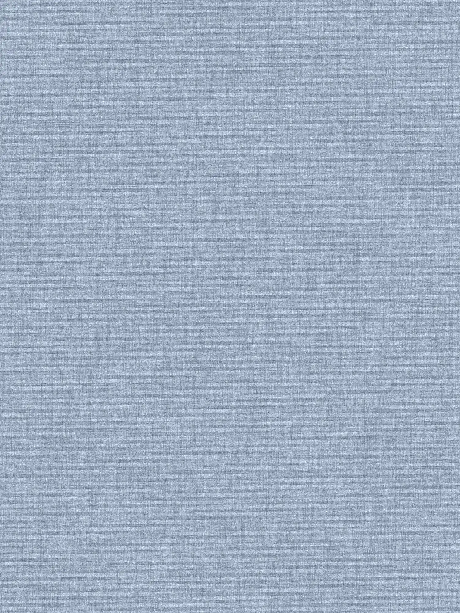 Einfarbige Vliestapete in Textil-Optik mit leichter Struktur, matt – Blau
