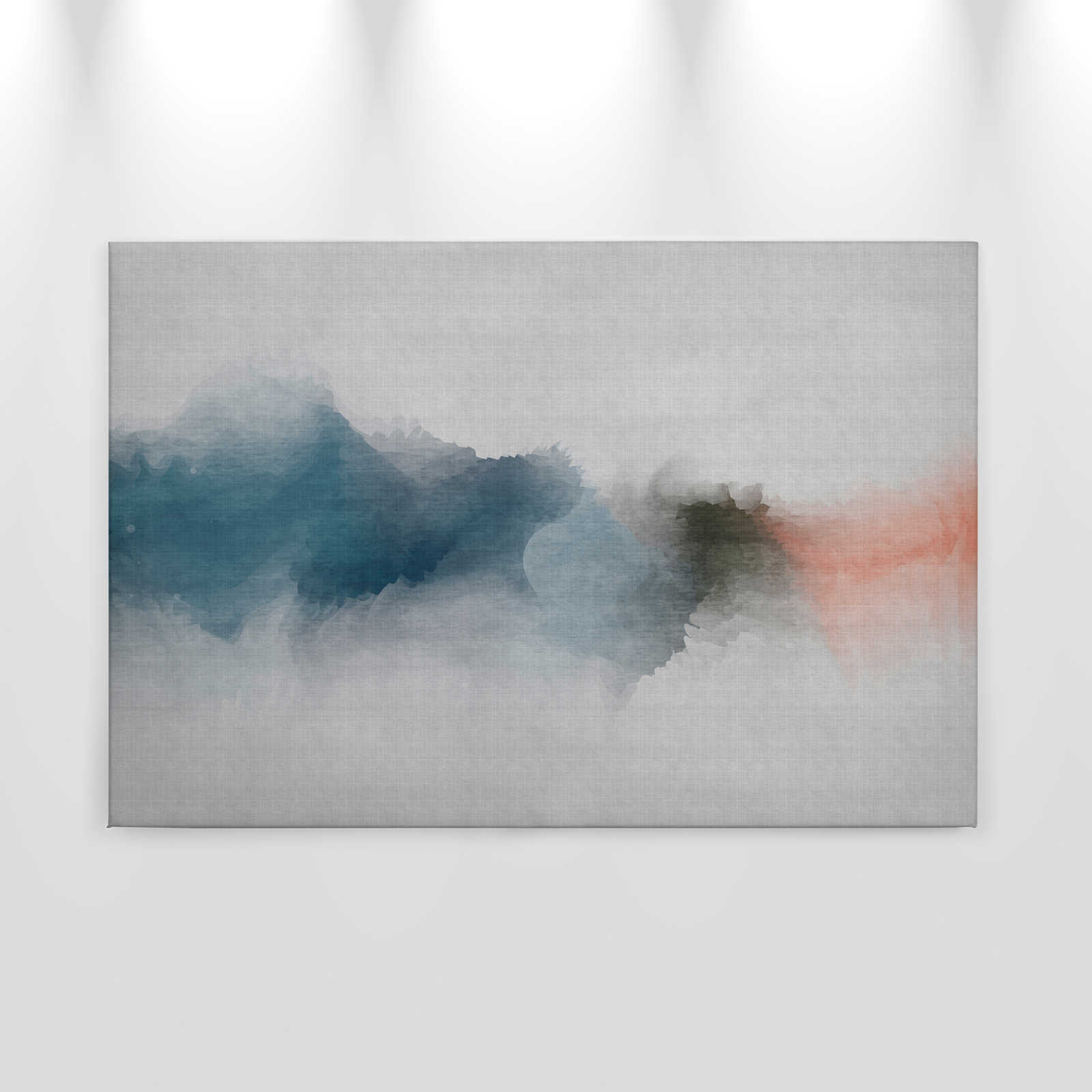             Daydream 1 - Minimalistisches Leinwandbild im Aquarell Stil- Naturleinen Struktur – 0,90 m x 0,60 m
        