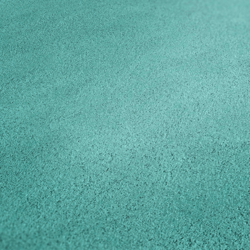             Unitapete mit fein melierter Oberflächenstruktur – Blau
        
