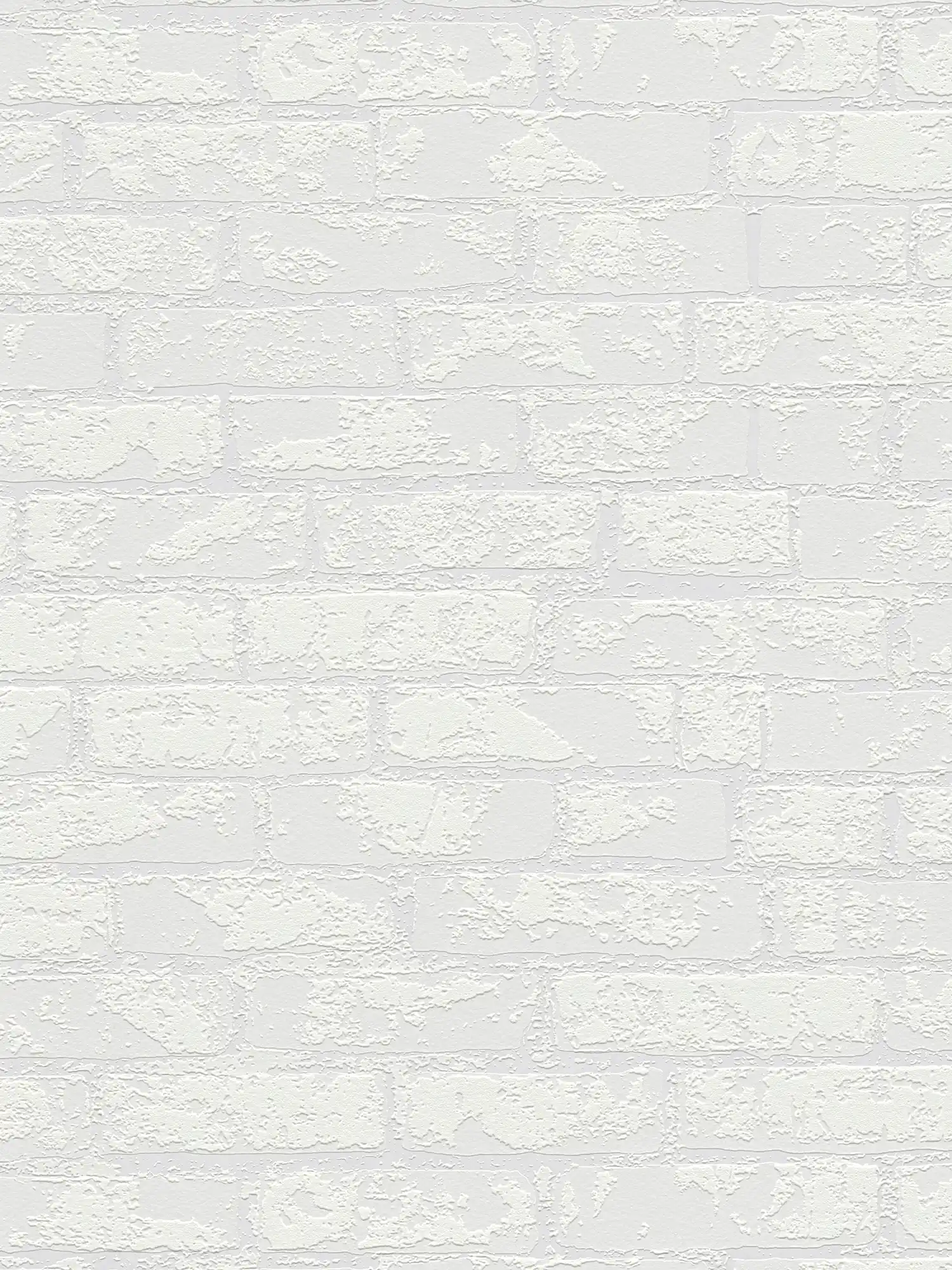 Steinoptik Tapete mit Ziegelsteinmauer – Überstreichbar

