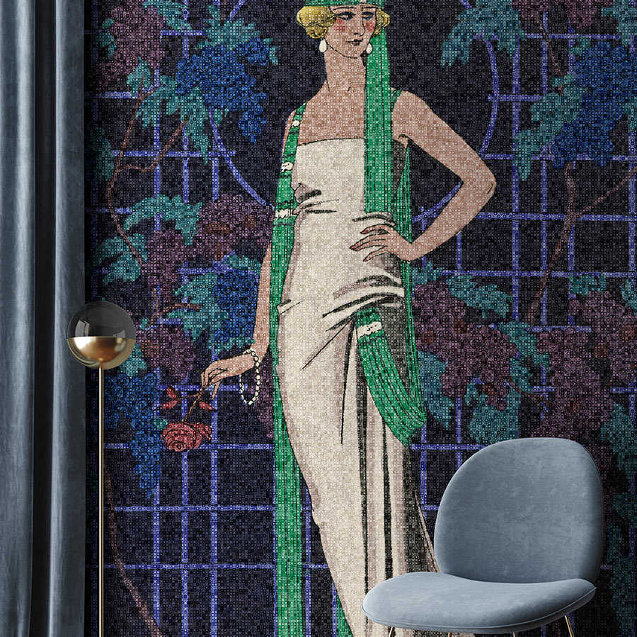 Scala 2 – Mosaik Fototapete Art Deko Frauen Motiv 20er Jahre Stil

