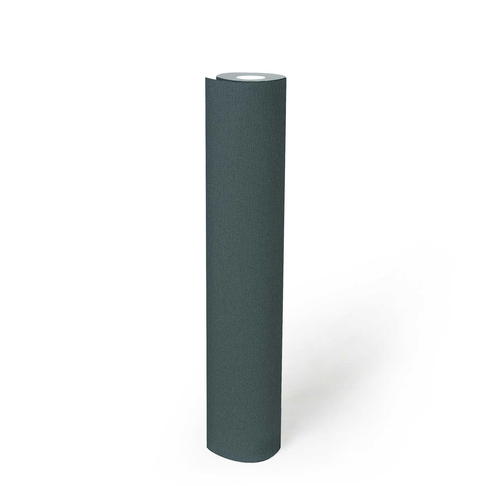             Einfarbige Vliestapete mit Leinenoptik PVC-frei – Blau, Grau
        