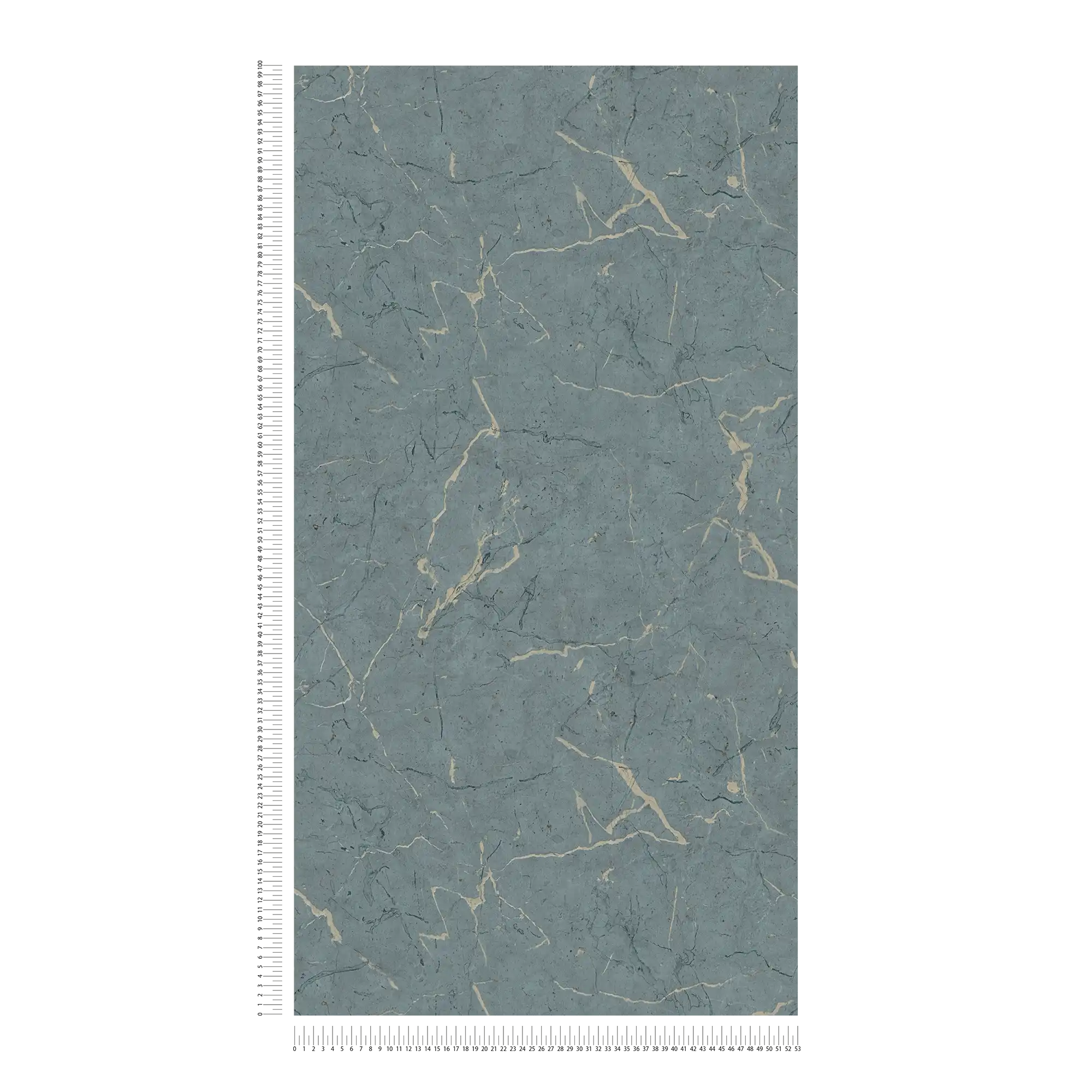            Tapete Marmor Mintgrün mit Glanz-Effekt – Blau, Creme, Grün
        