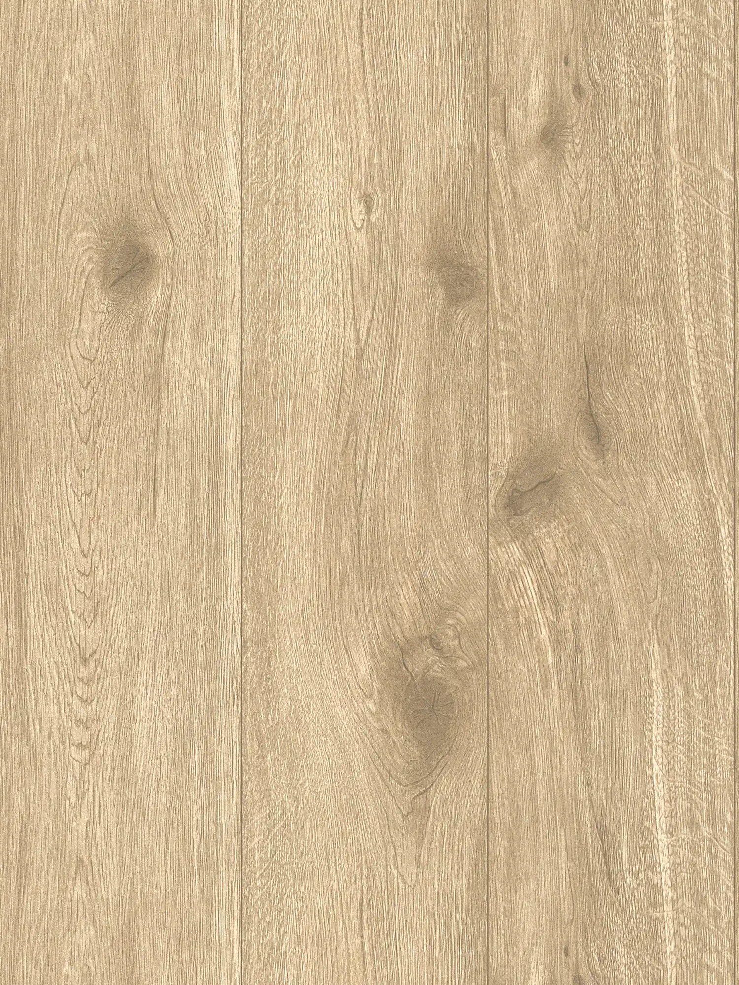         Hellbraune Tapete Holzoptik mit Maserung – Braun, Beige
    