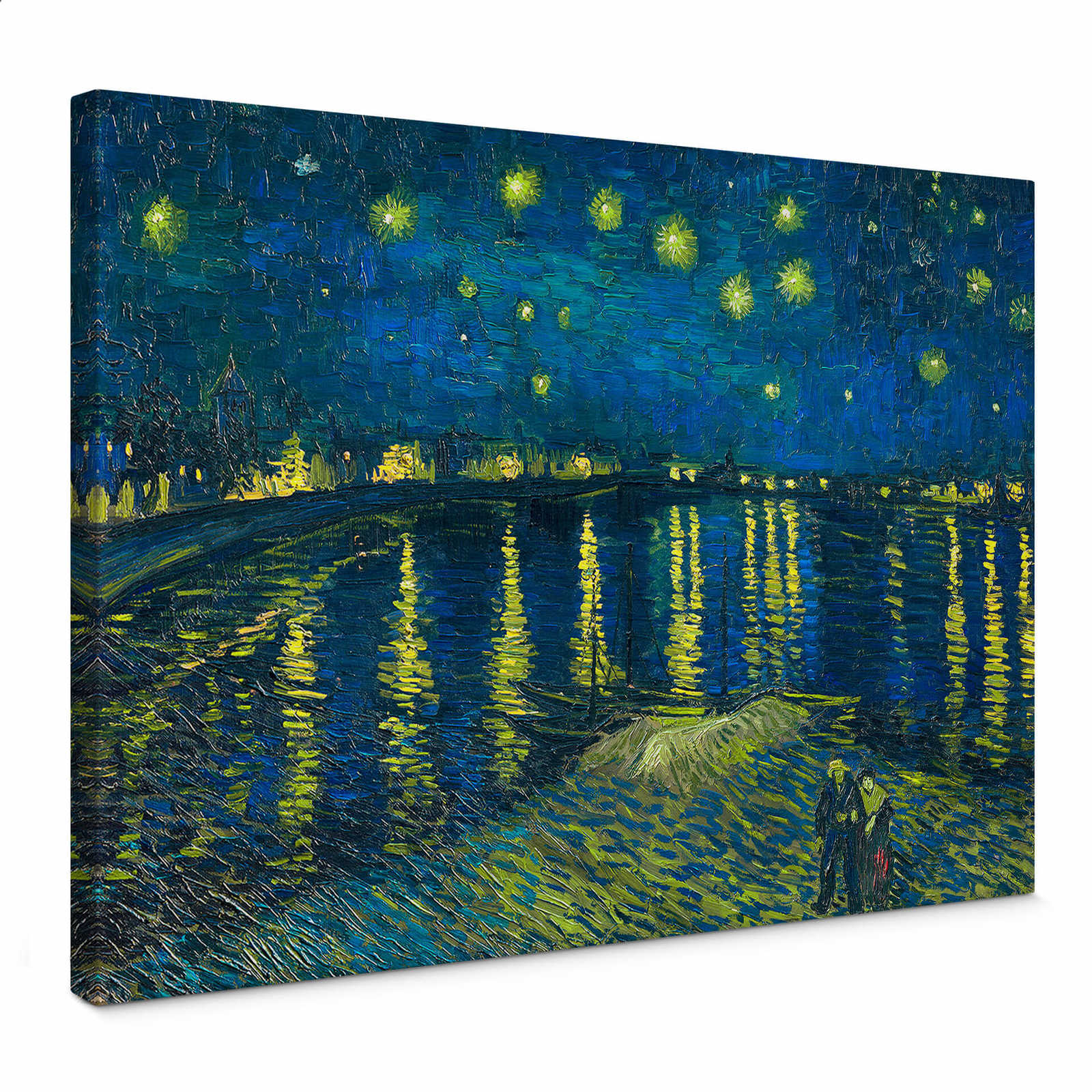 Leinwandbild "Sternennacht" von Van Gogh – 0,70 m x 0,50 m
