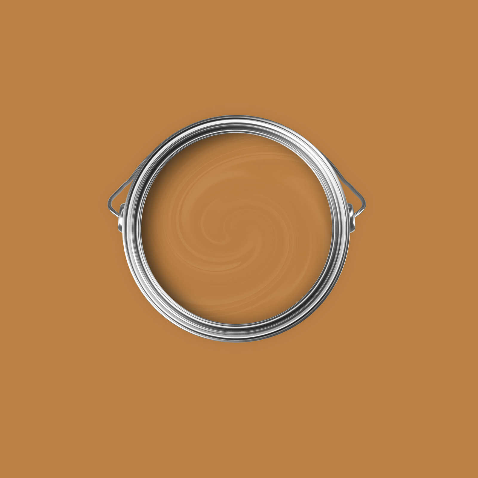             Premium Wandfarbe kräftiges Hellbraun »Beige Orange/Sassy Saffron« NW814 – 2,5 Liter
        