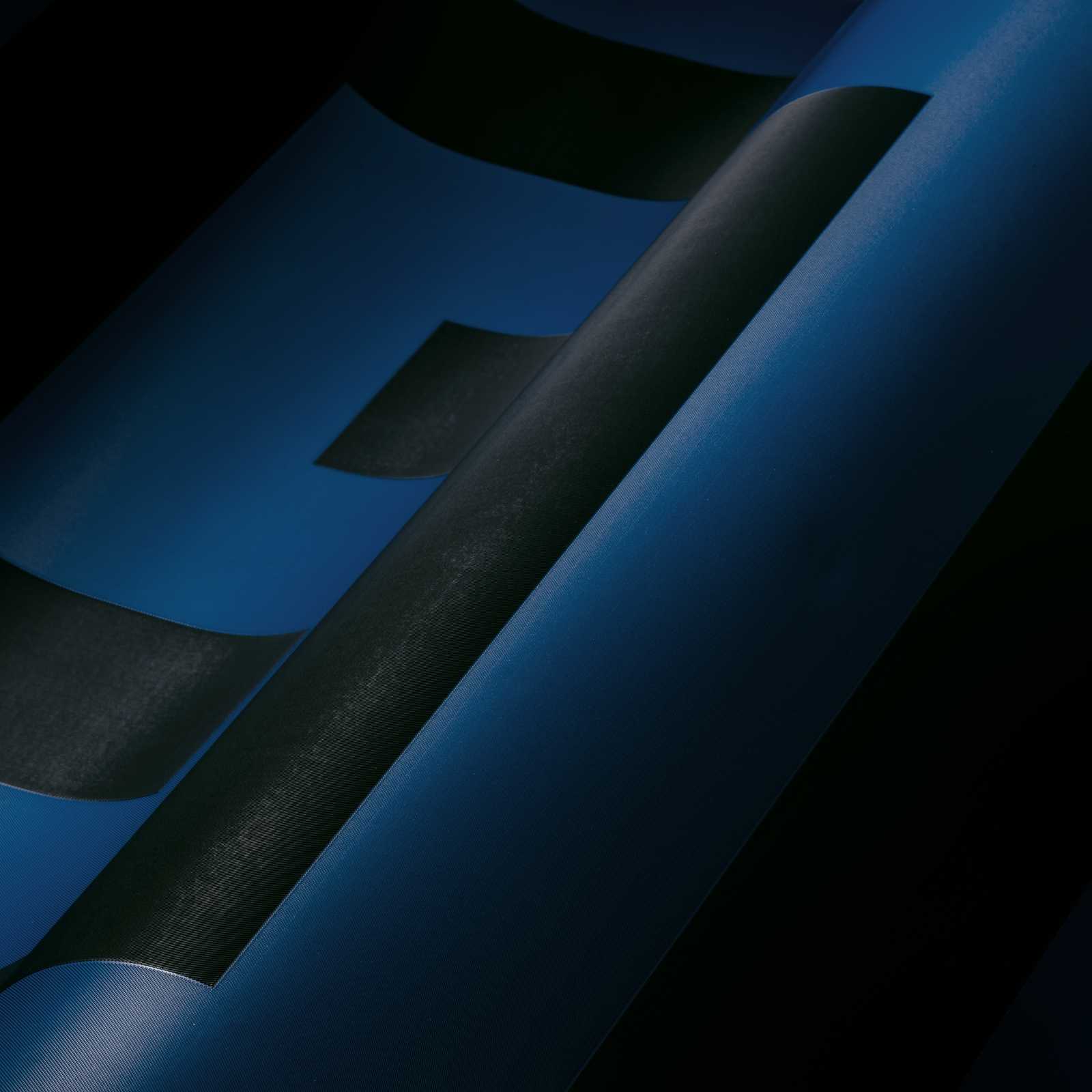             VERSACE Tapete griechischer Schlüssel Design – Blau, Schwarz
        