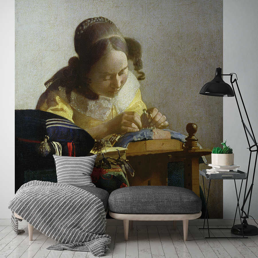         Fototapete "Die Spitzenmacher" von Jan Vermeer
    