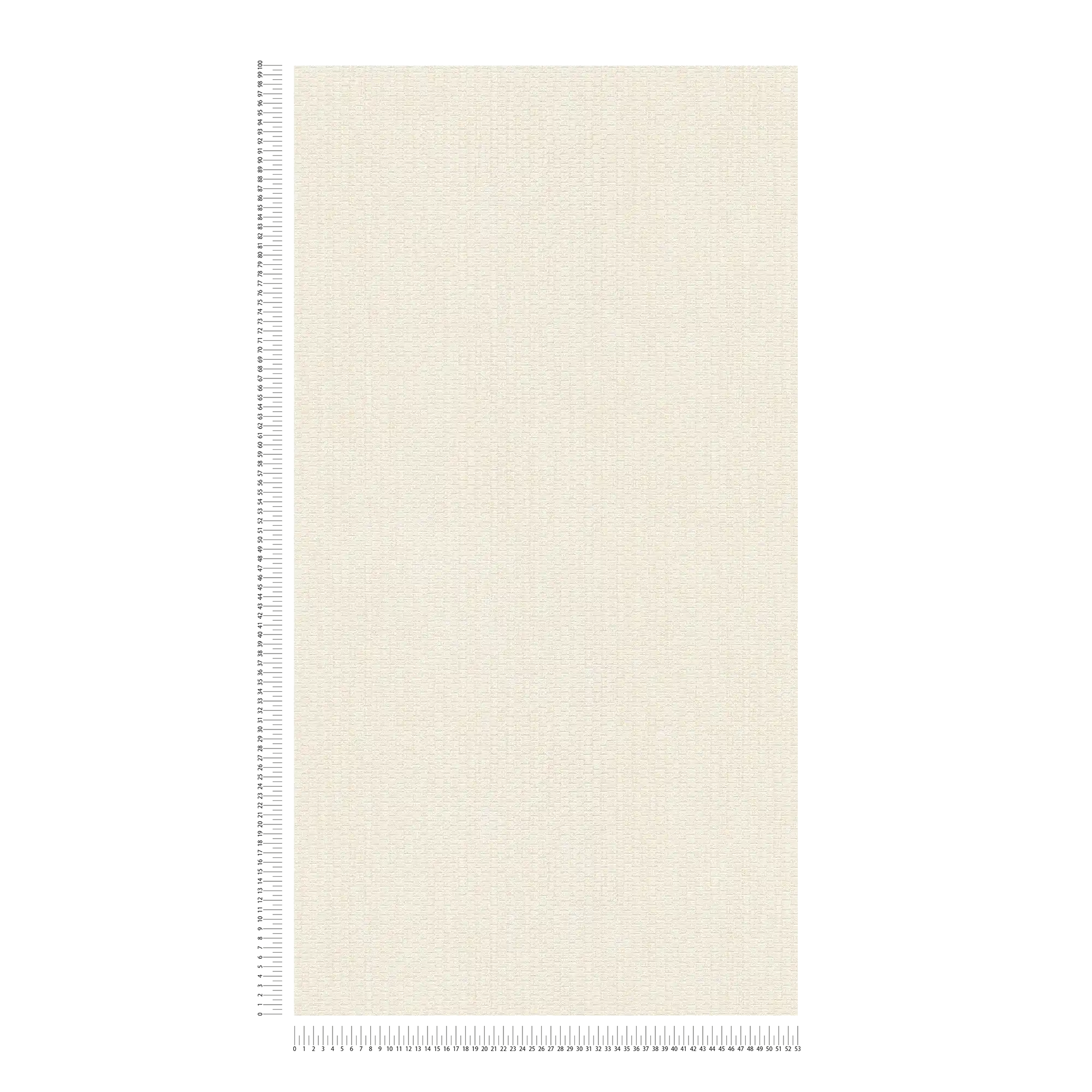             Tapete mit Bastmatten Design – Creme, Weiß
        