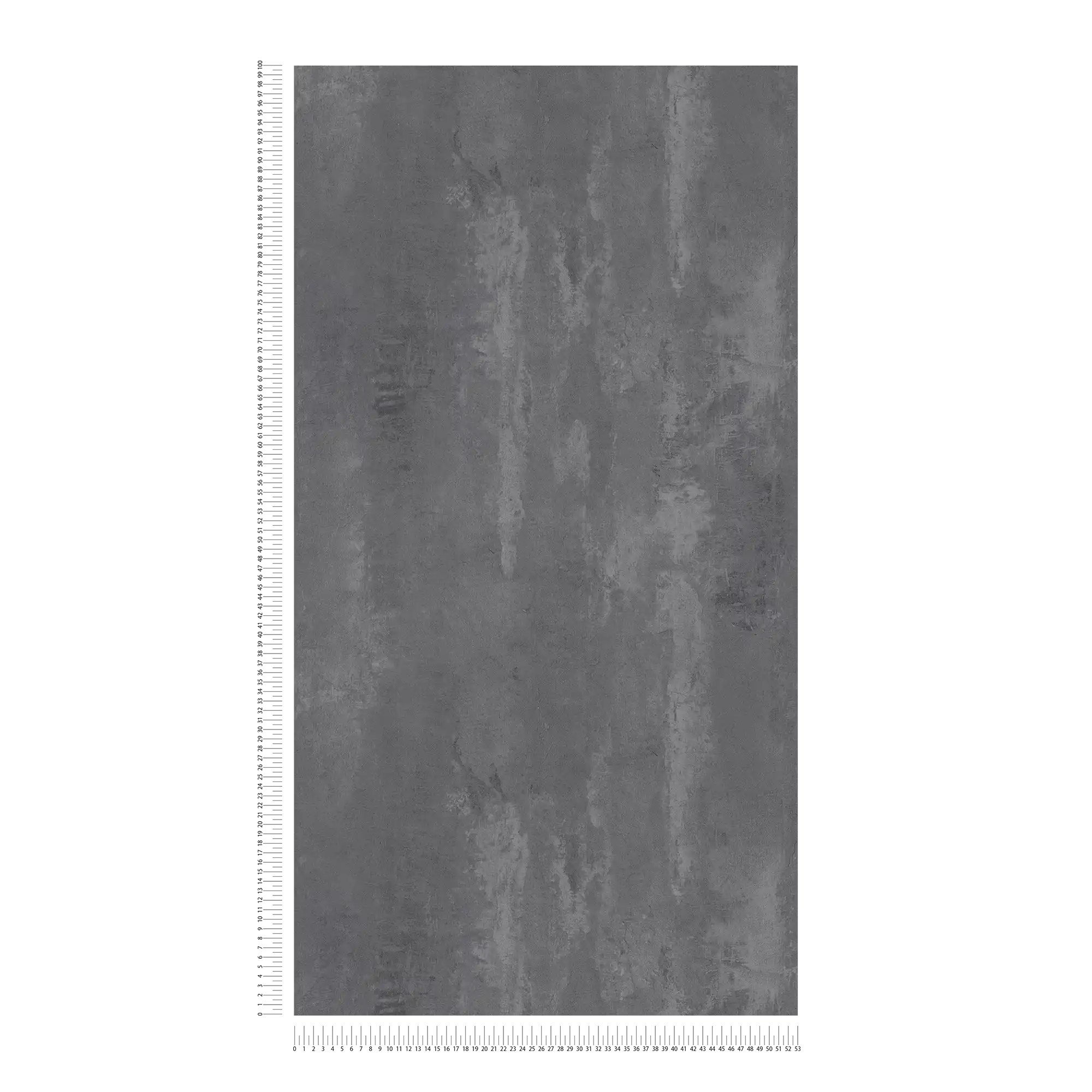             Dunkle Betontapete rustikales Muster & Industrial Style – Grau
        