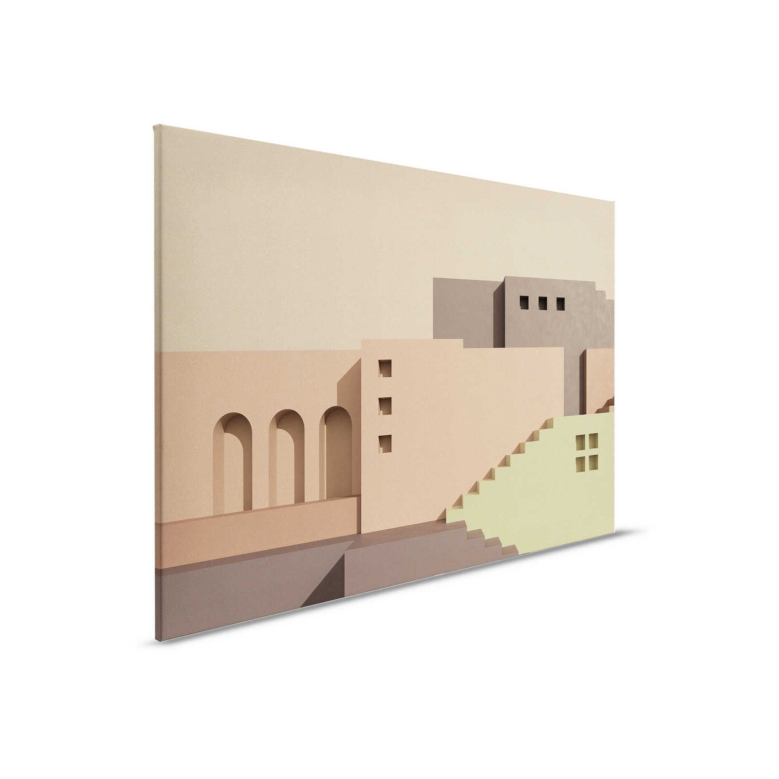         Tanger 2 - Leinwandbild Architektur Dessert Design abstrakt – 0,90 m x 0,60 m
    