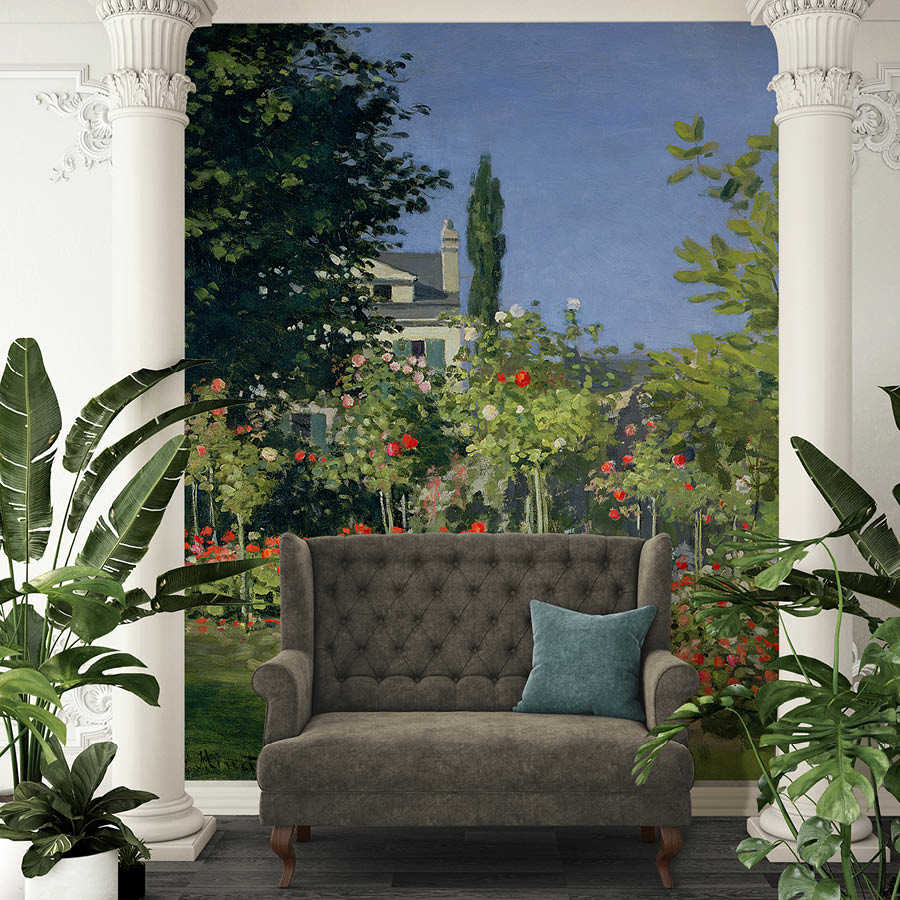         Fototapete "Blühender Garten in Sainte Adresse" von Claude Monet
    