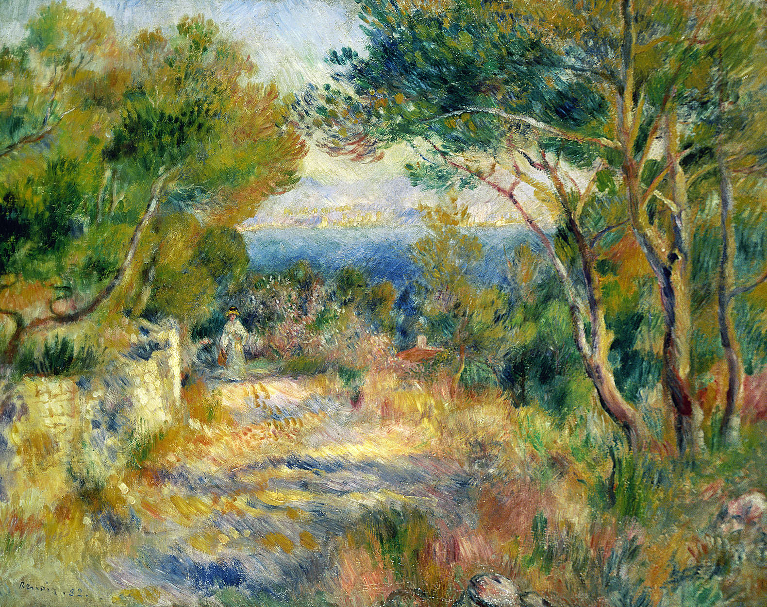             Fototapete "L'Estaque" von Pierre Auguste Renoir
        