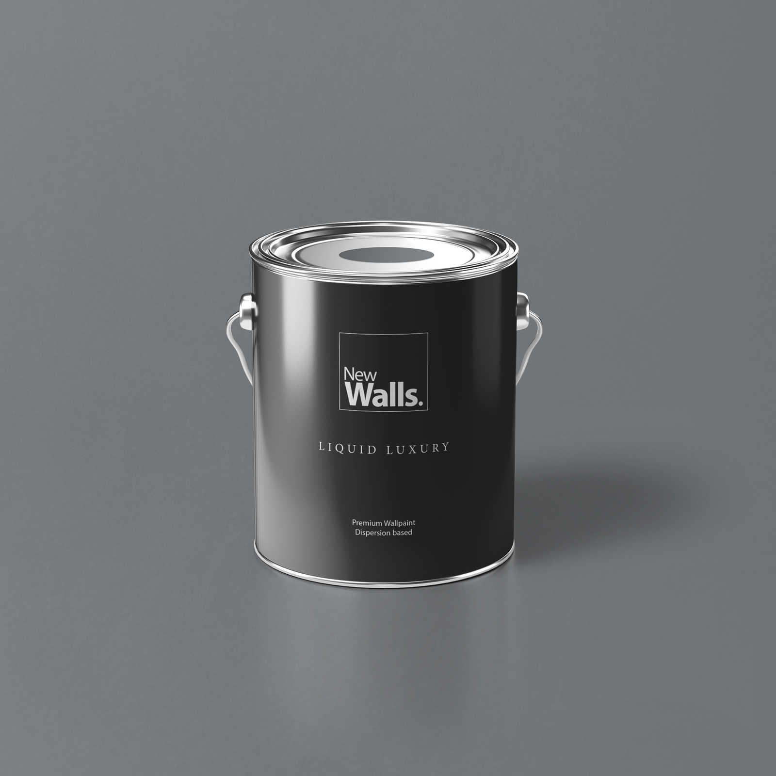 Premium Wandfarbe beruhigendes Betongrau »Industrial Grey« NW104 – 2,5 Liter
