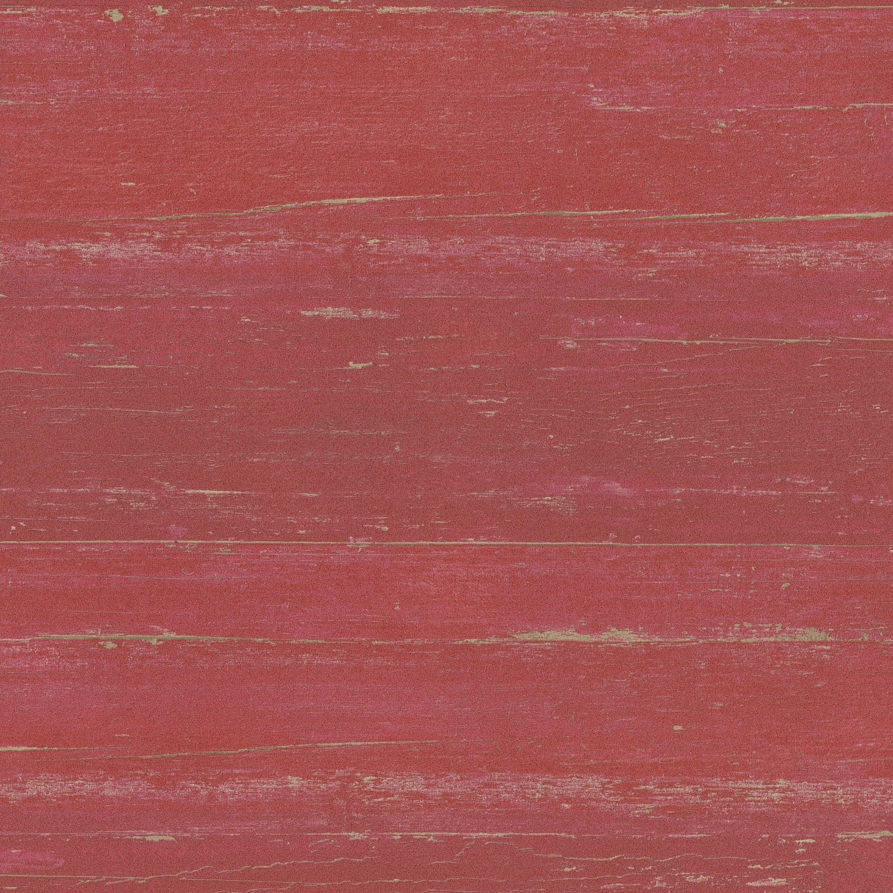         Holz Tapete mit horizontaler Holzmaserung – Rot
    