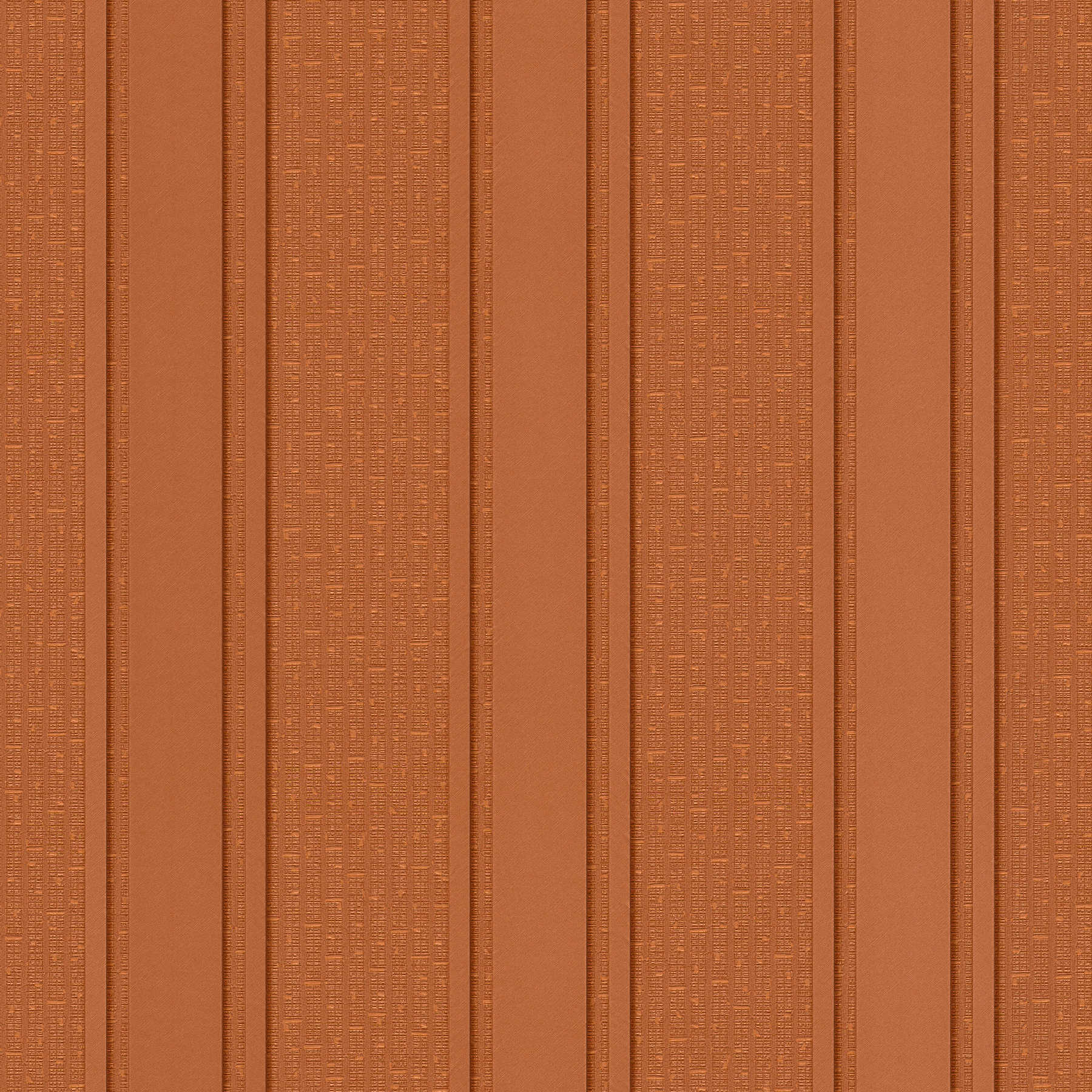 VERSACE Tapete Metallic Streifen & Struktureffekt – Metallic, Orange
